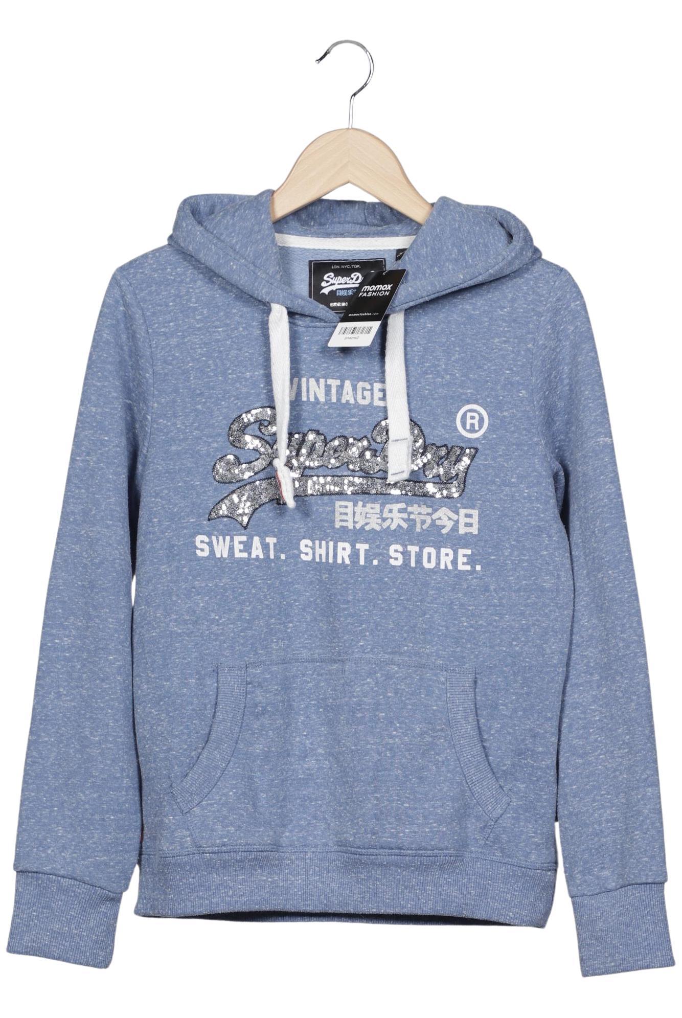 

Superdry Damen Kapuzenpullover, hellblau, Gr. 42