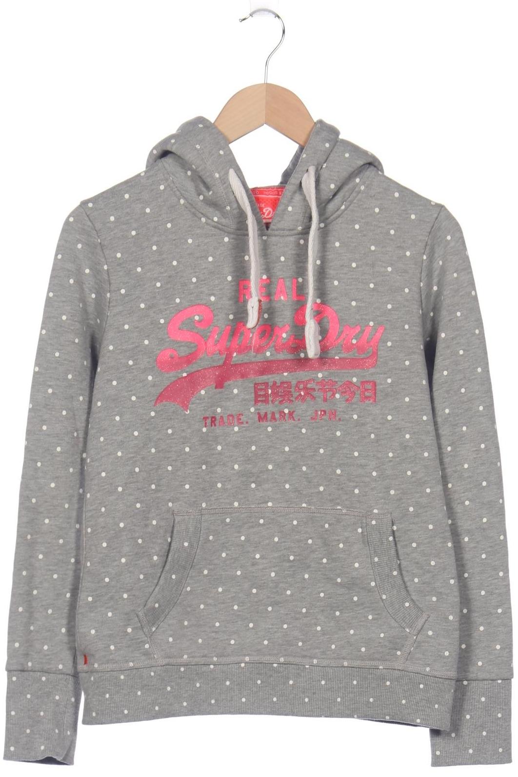 

Superdry Damen Kapuzenpullover, grau, Gr. 38
