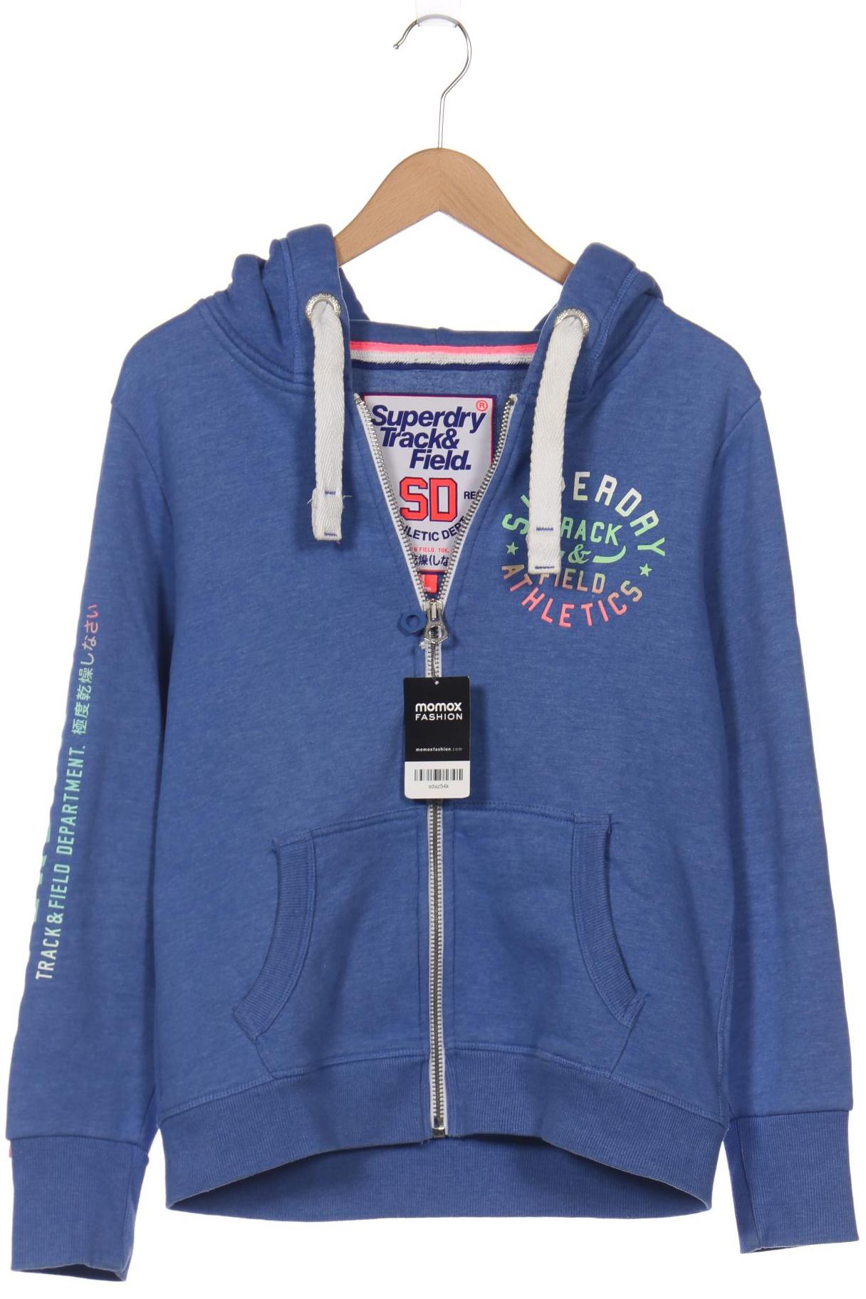 

Superdry Damen Kapuzenpullover, blau, Gr. 42