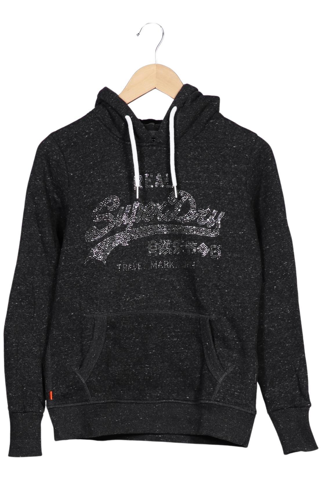 

Superdry Damen Kapuzenpullover, grau, Gr. 38