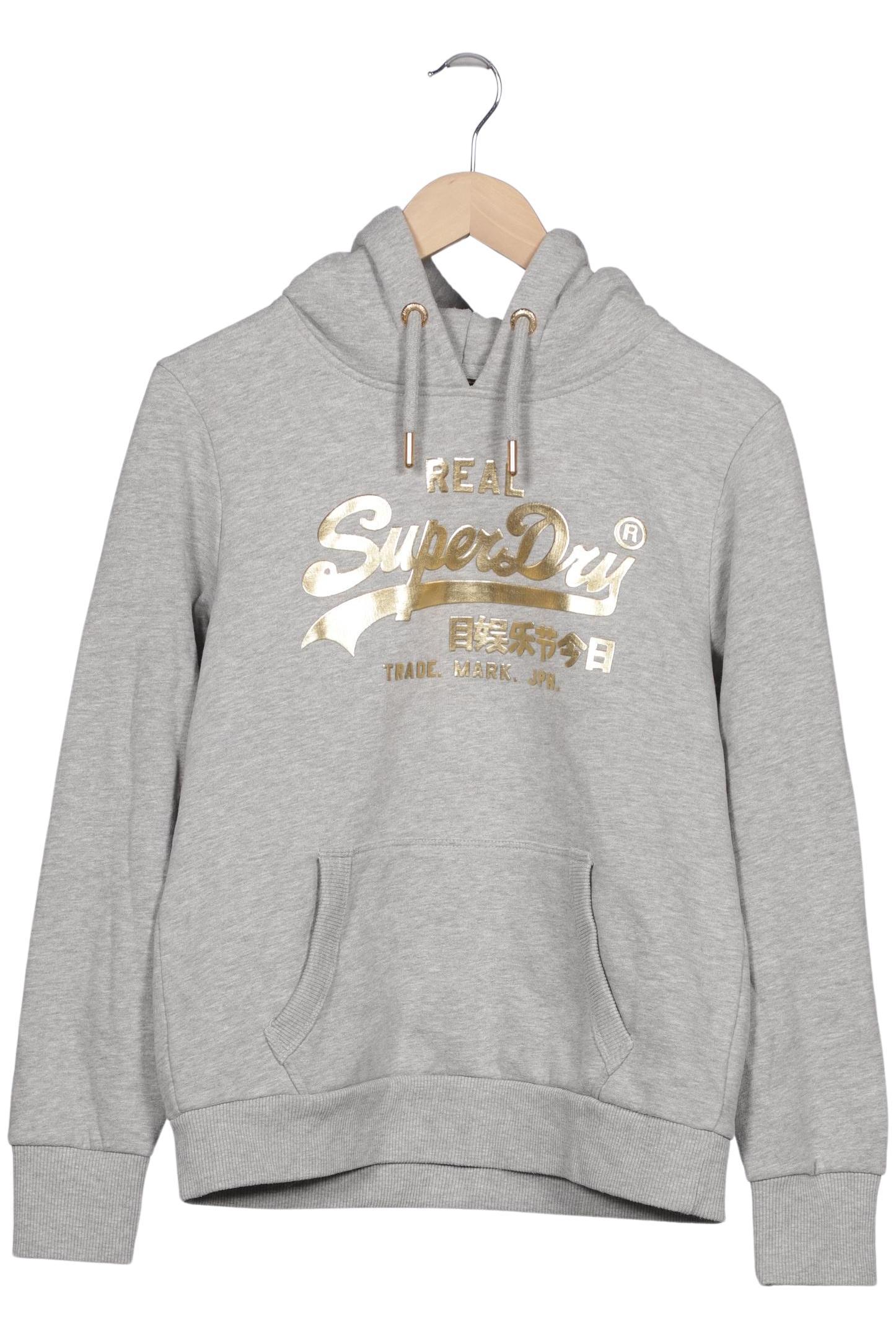 

Superdry Damen Kapuzenpullover, grau, Gr. 42