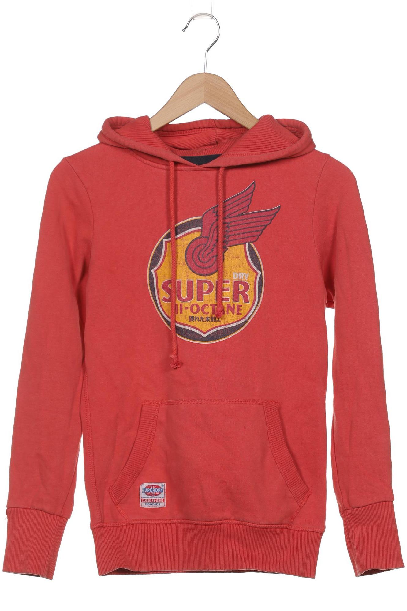 

Superdry Damen Kapuzenpullover, rot, Gr. 36