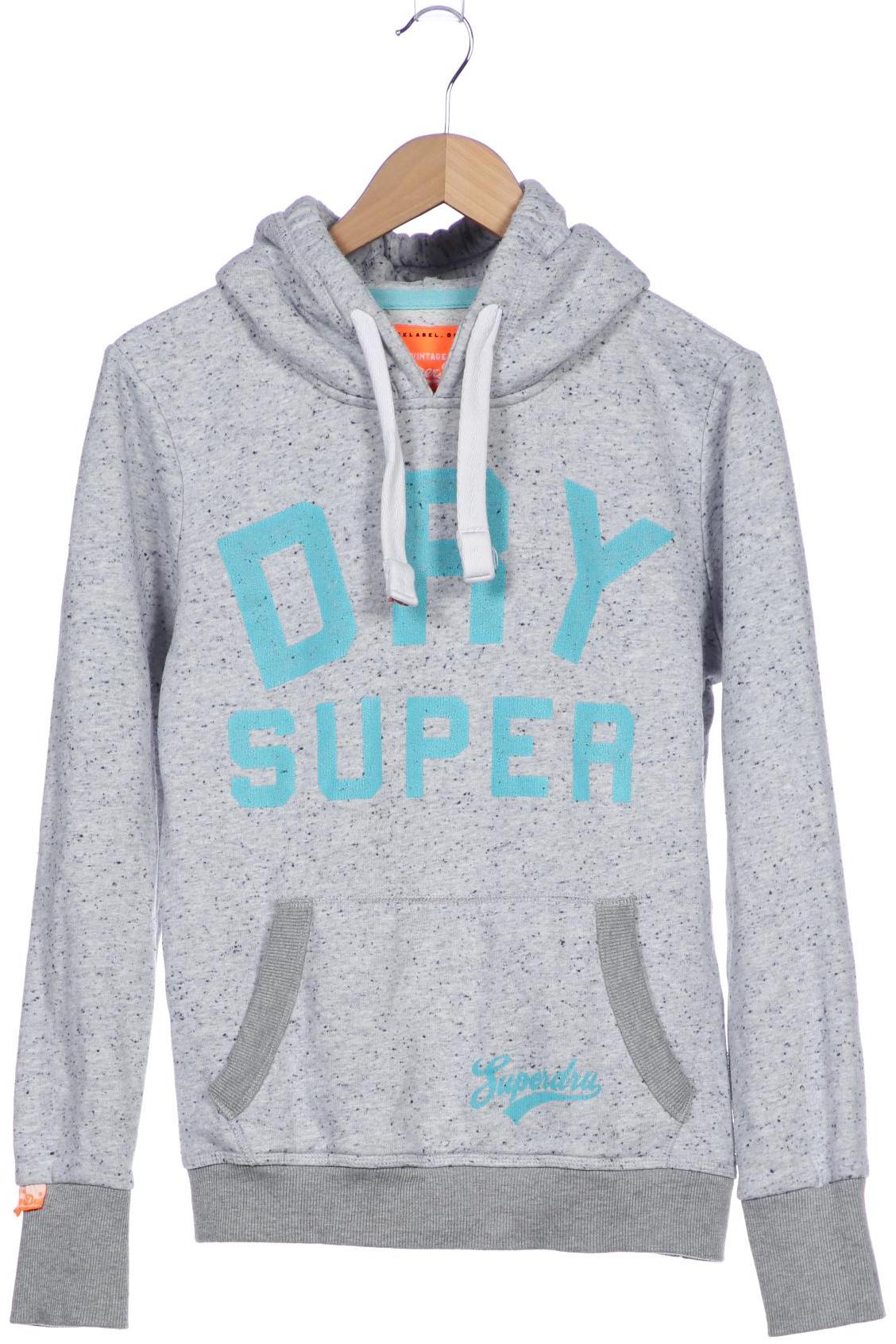

Superdry Damen Kapuzenpullover, grau, Gr. 42