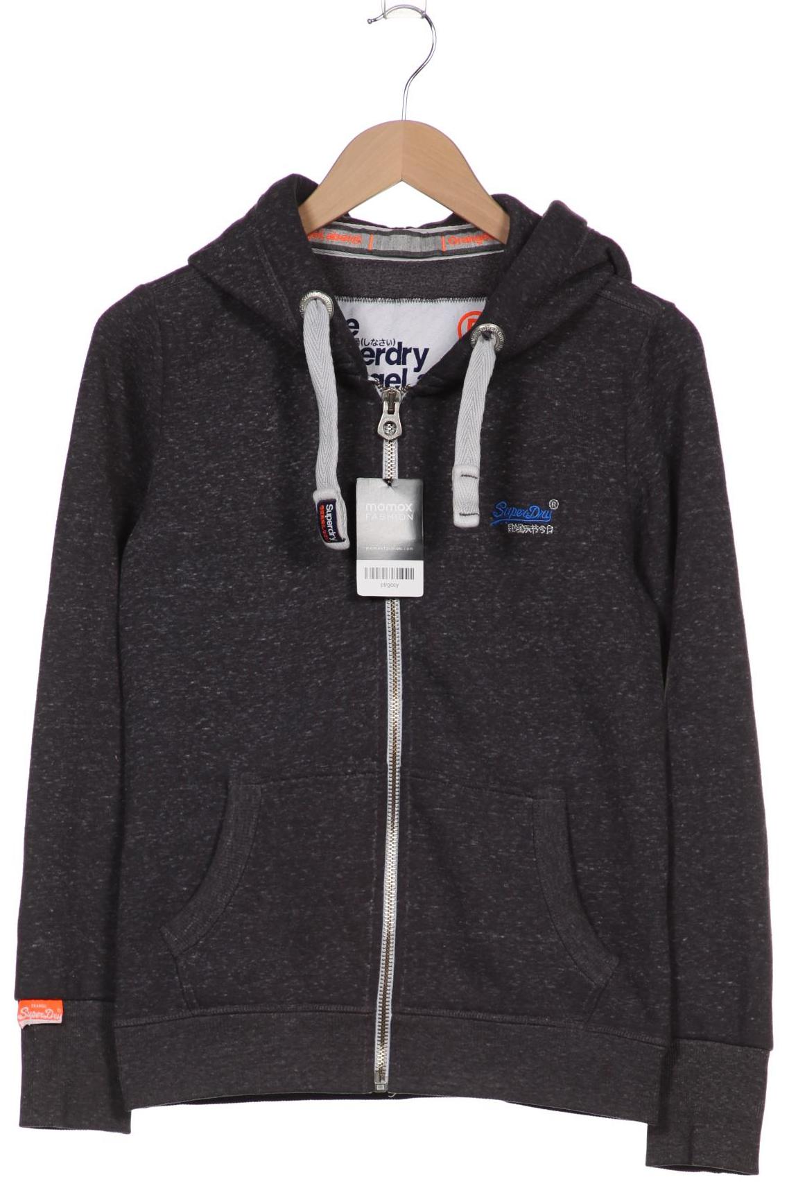 

Superdry Damen Kapuzenpullover, grau, Gr. 38