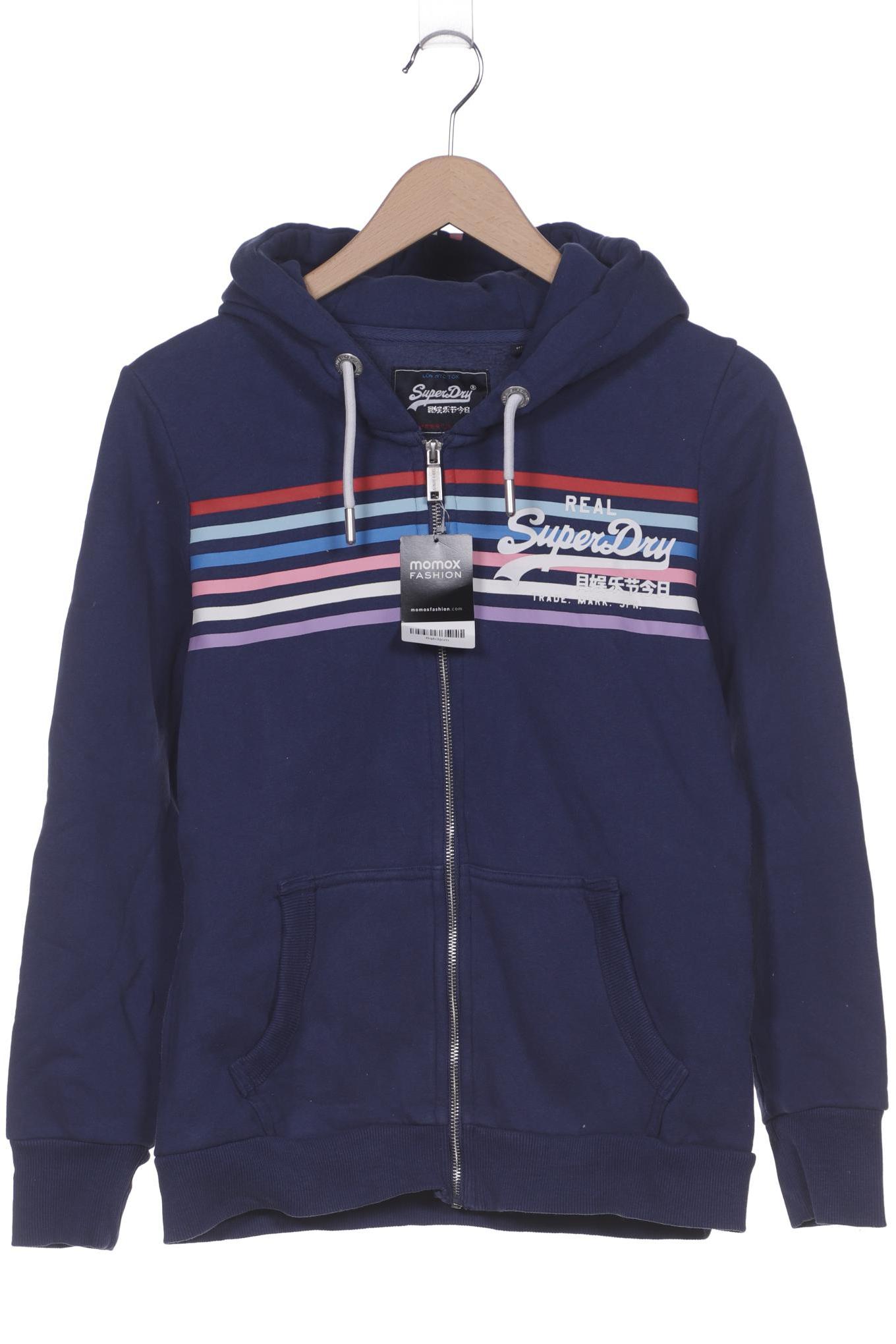 

Superdry Damen Kapuzenpullover, blau, Gr. 40