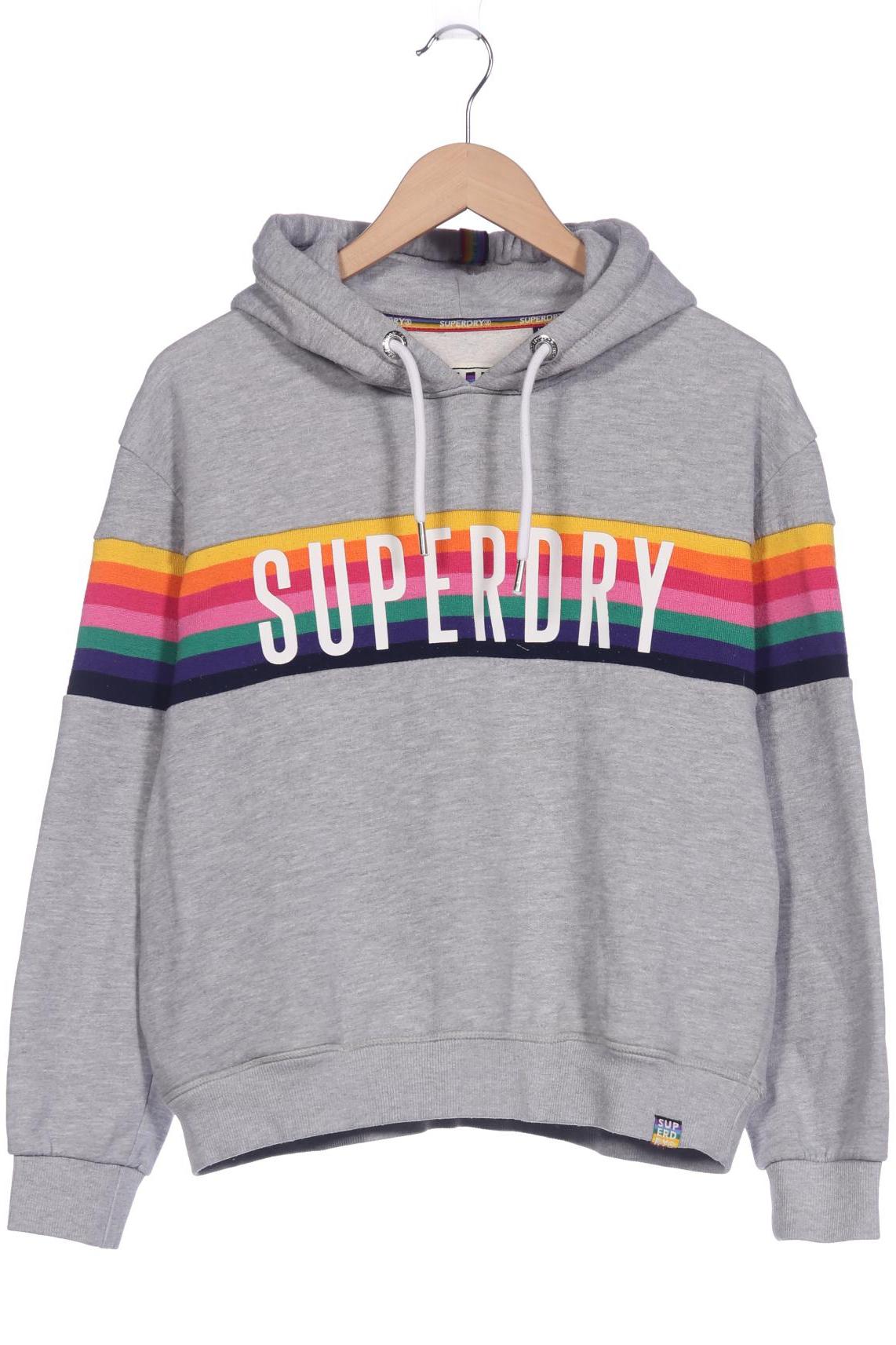 

Superdry Damen Kapuzenpullover, grau, Gr. 38