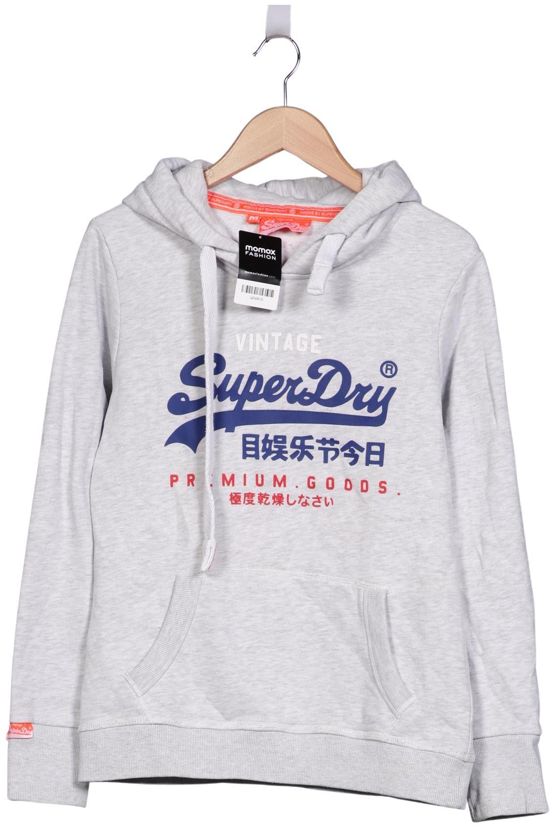 

Superdry Damen Kapuzenpullover, grau, Gr. 38