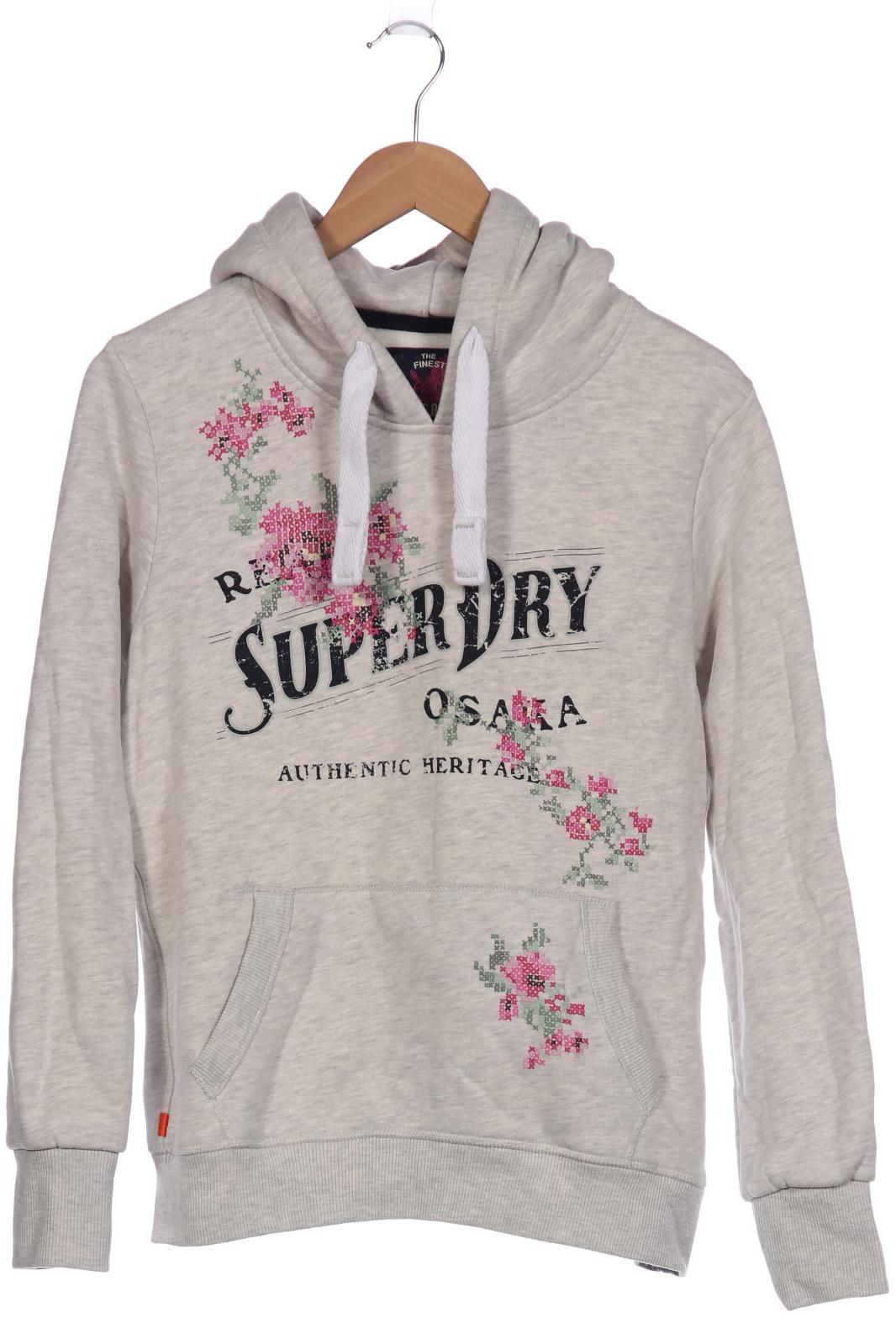 

Superdry Damen Kapuzenpullover, grau, Gr. 42