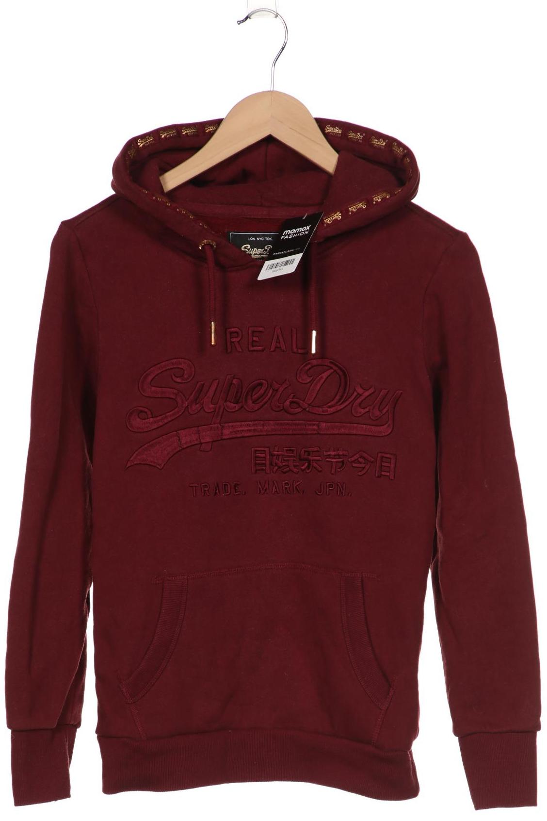 

Superdry Damen Kapuzenpullover, bordeaux, Gr. 38