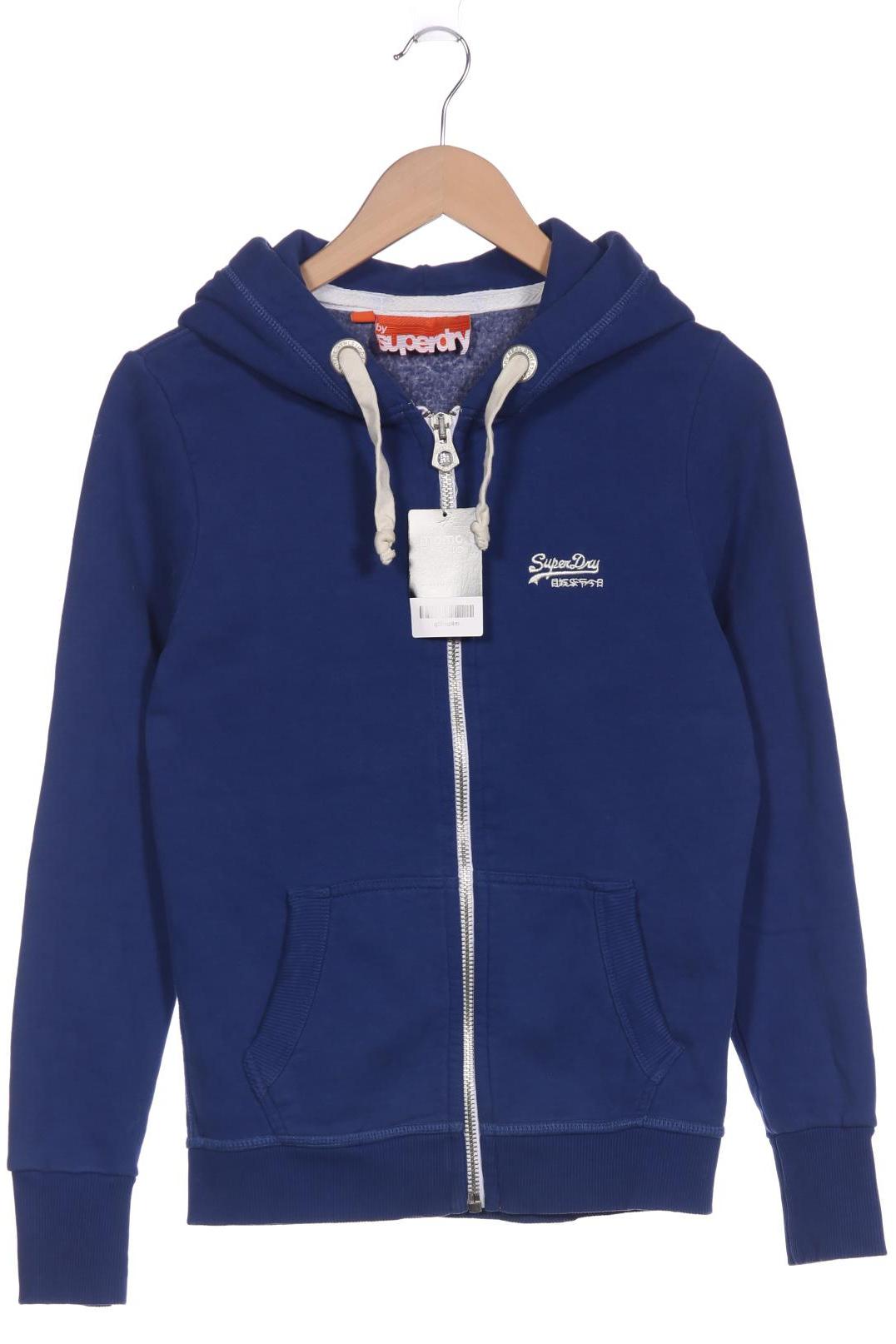 

Superdry Damen Kapuzenpullover, blau, Gr. 38