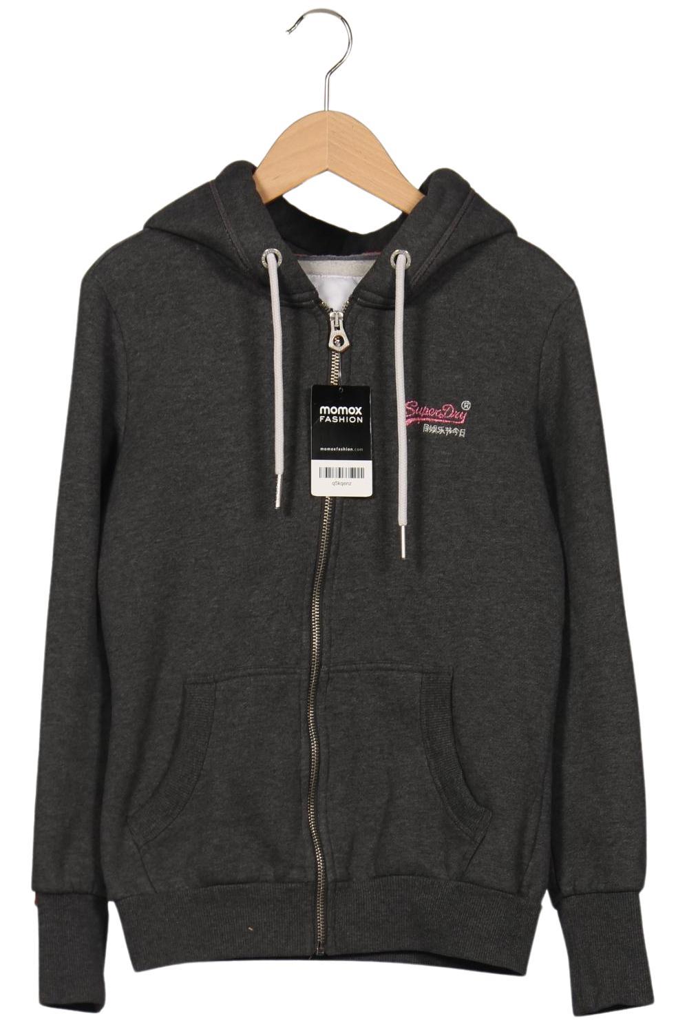 

Superdry Damen Kapuzenpullover, grau, Gr. 38