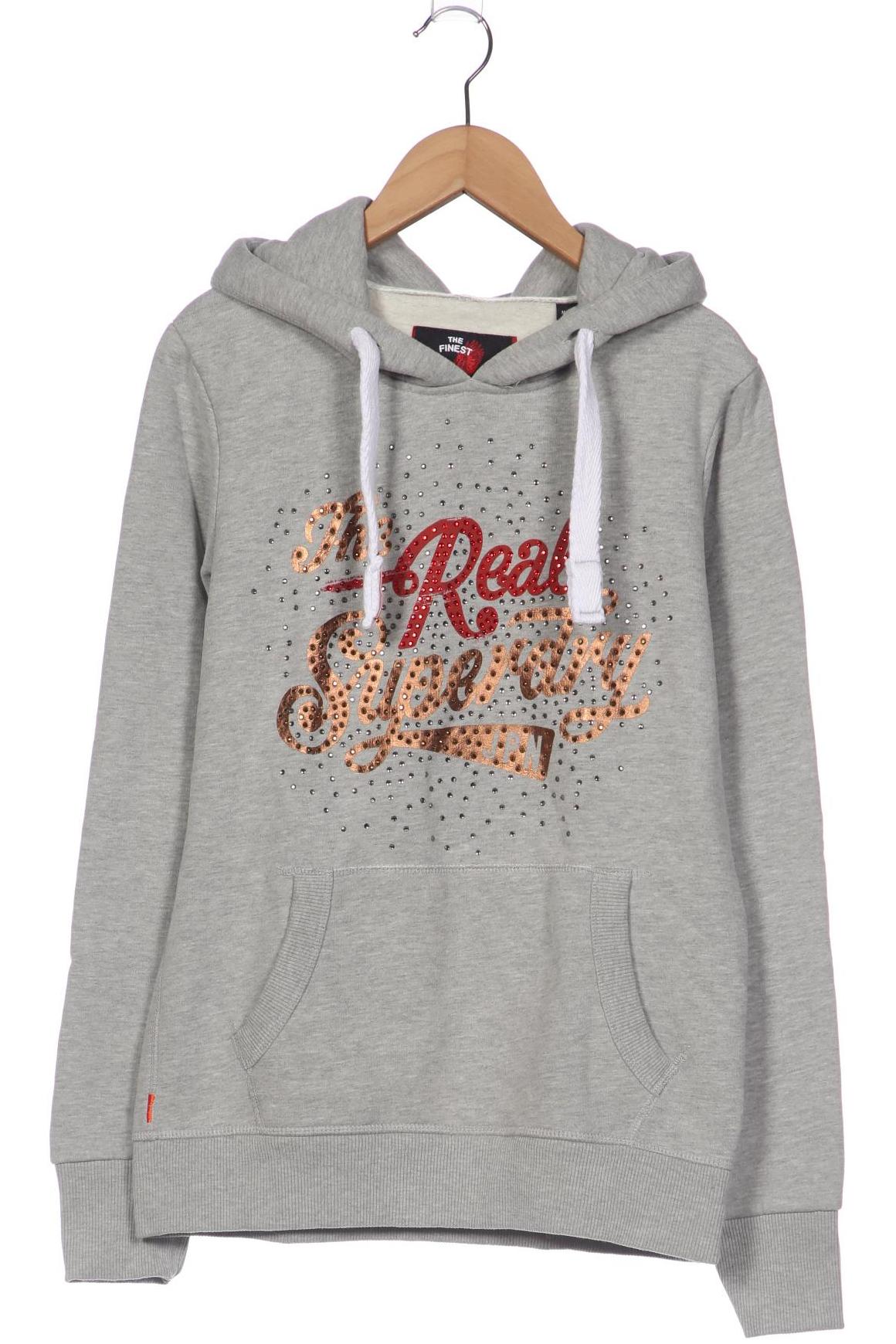 

Superdry Damen Kapuzenpullover, grau, Gr. 38