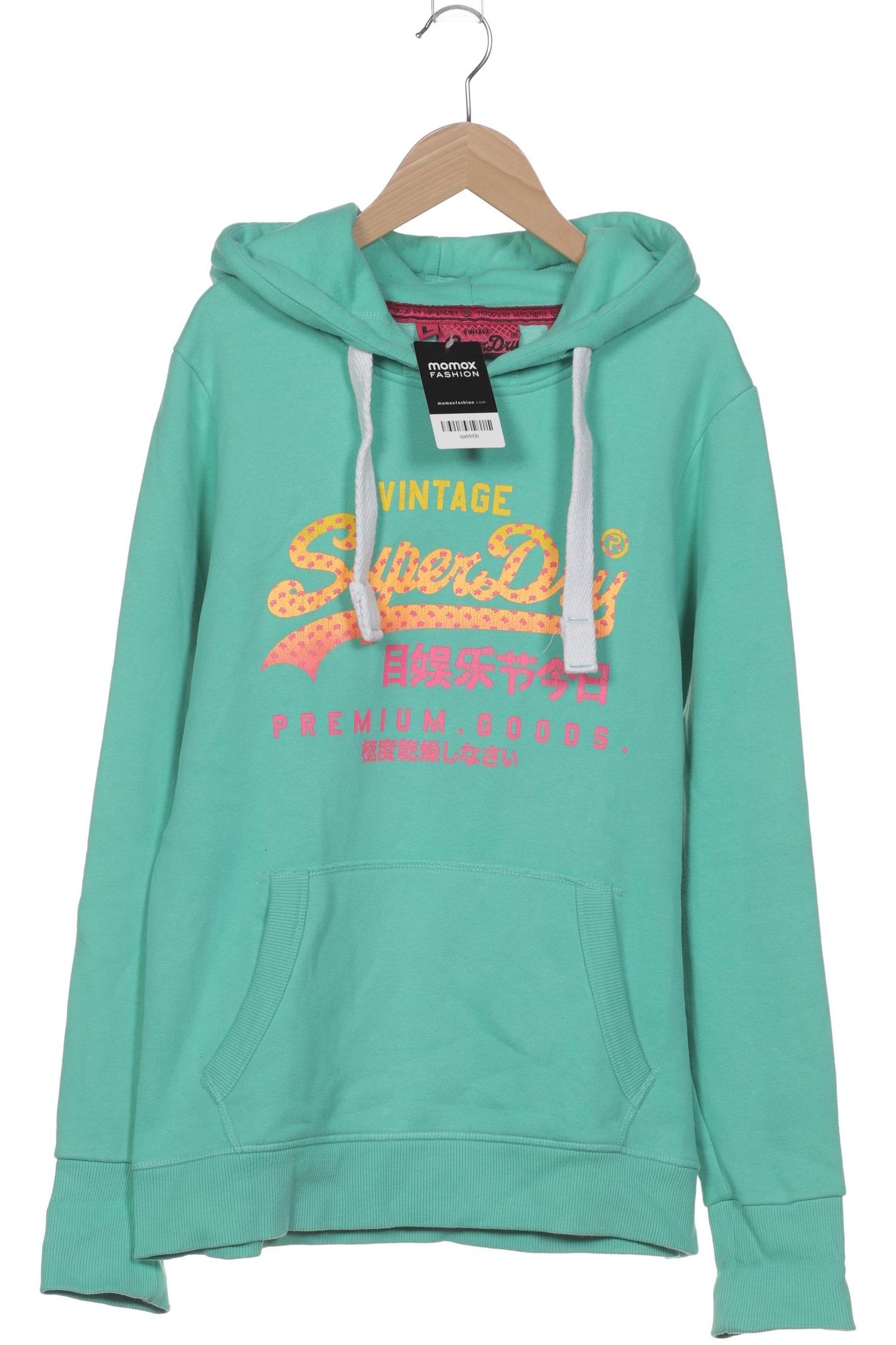 

Superdry Damen Kapuzenpullover, türkis, Gr. 42