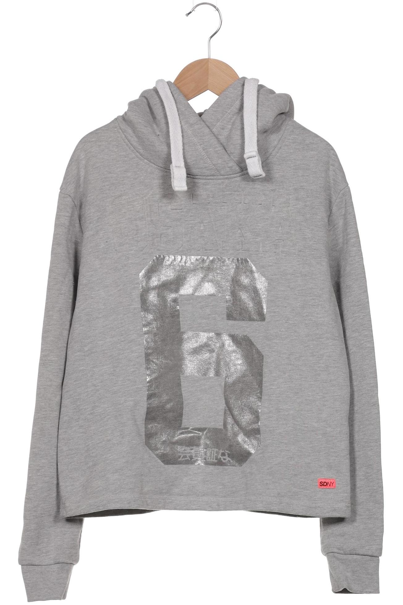 

Superdry Damen Kapuzenpullover, grau, Gr. 36