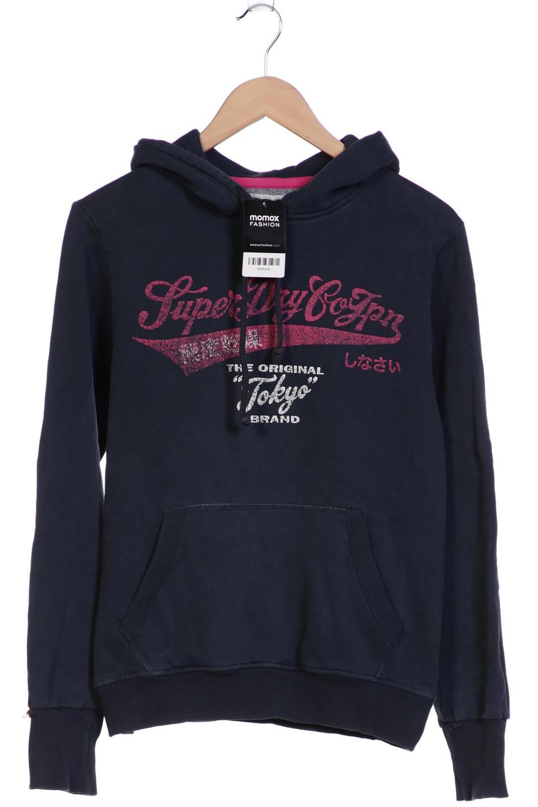 

Superdry Damen Kapuzenpullover, blau, Gr. 42