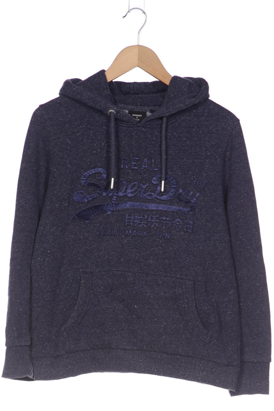 

Superdry Damen Kapuzenpullover, blau, Gr. 44