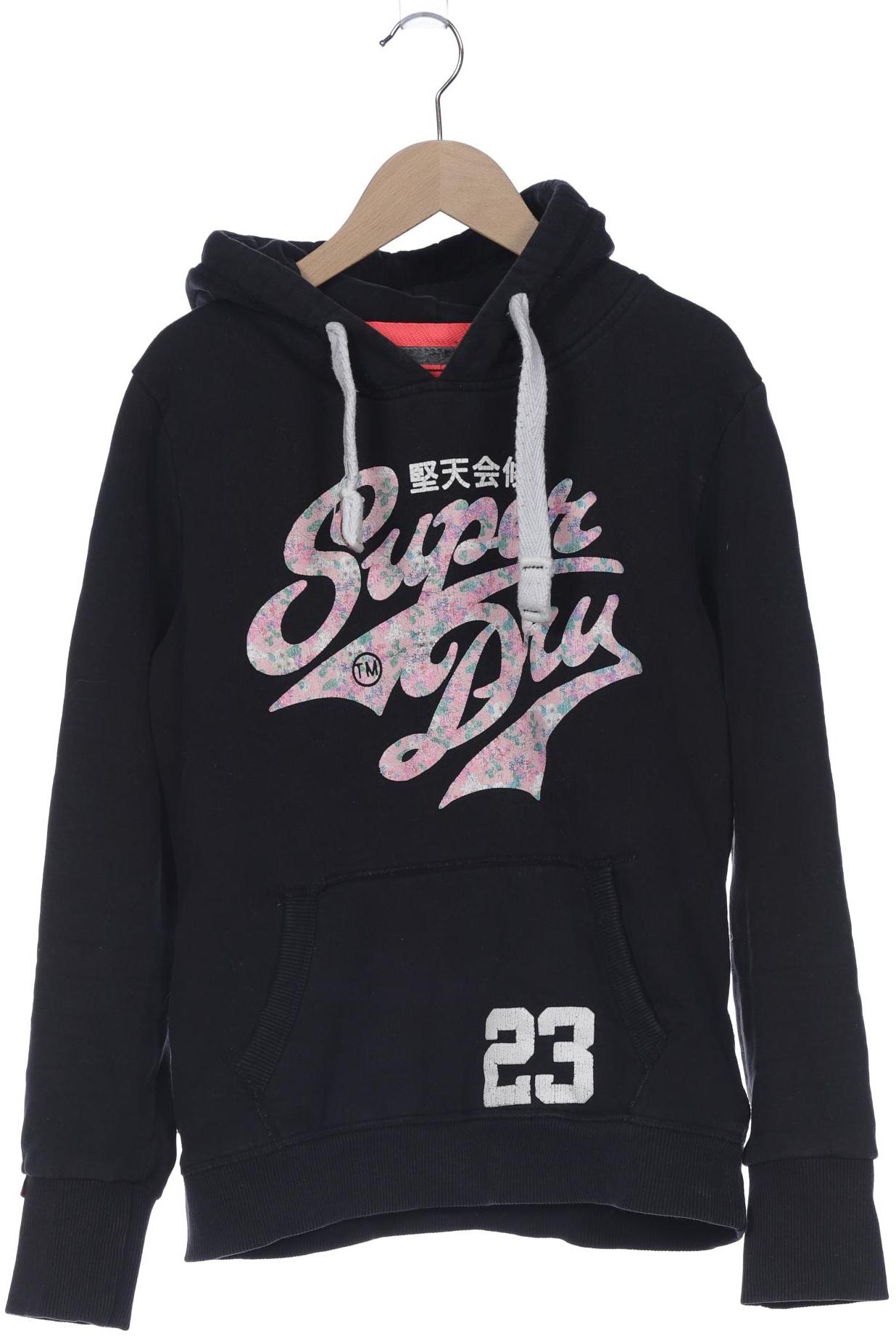 

Superdry Damen Kapuzenpullover, schwarz, Gr. 38