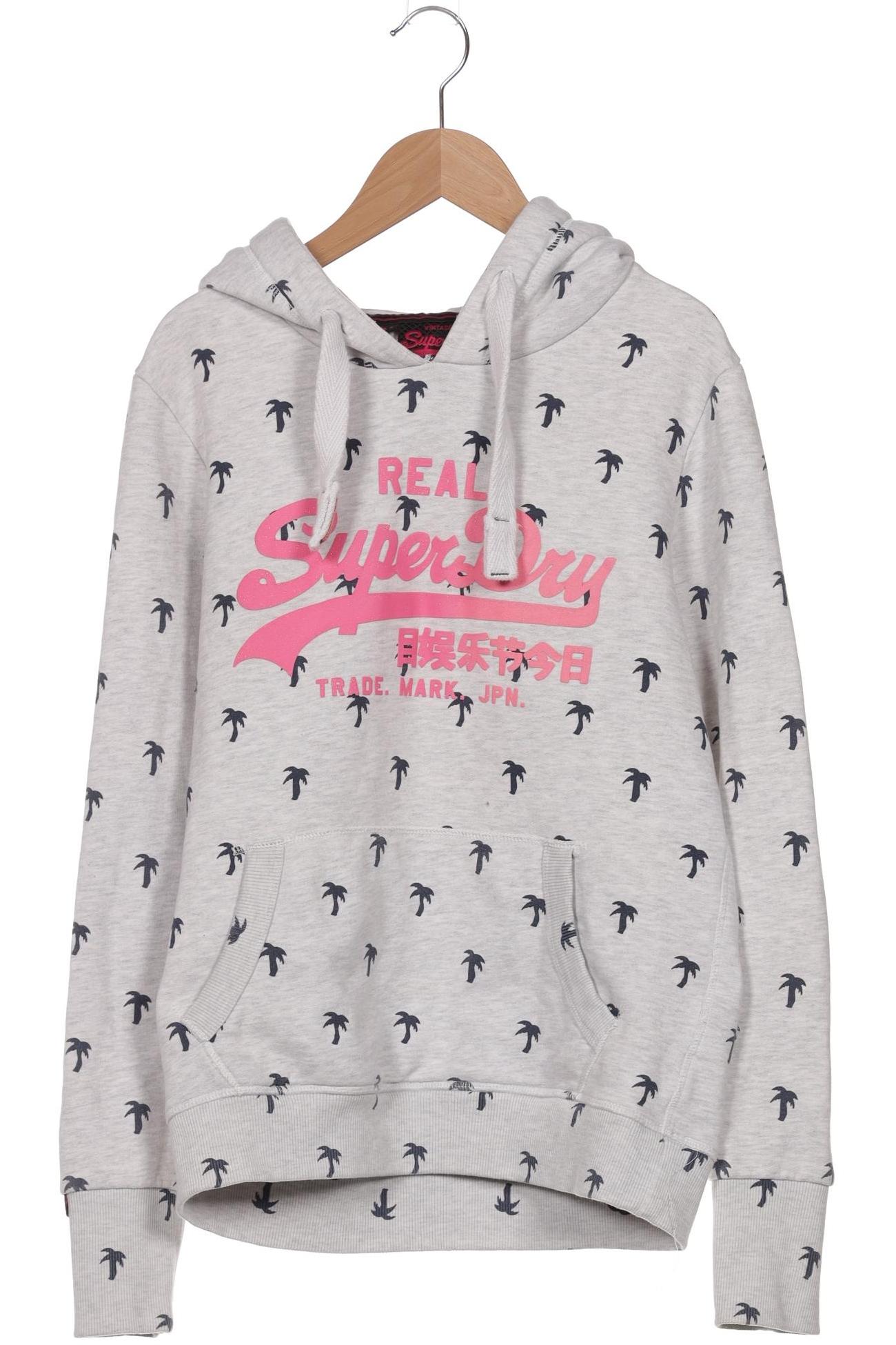 

Superdry Damen Kapuzenpullover, grau, Gr. 38