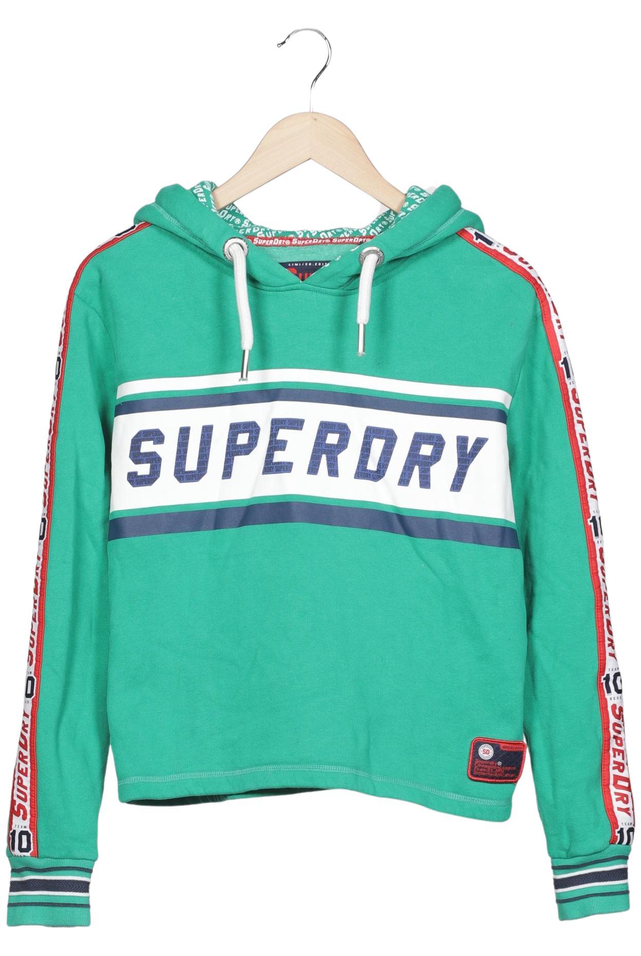 

Superdry Damen Kapuzenpullover, grün, Gr. 40
