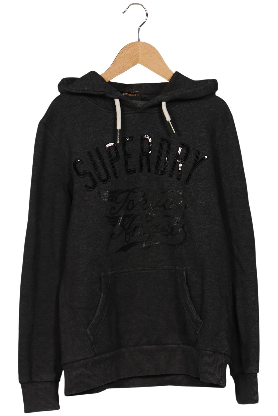 

Superdry Damen Kapuzenpullover, grau, Gr. 38