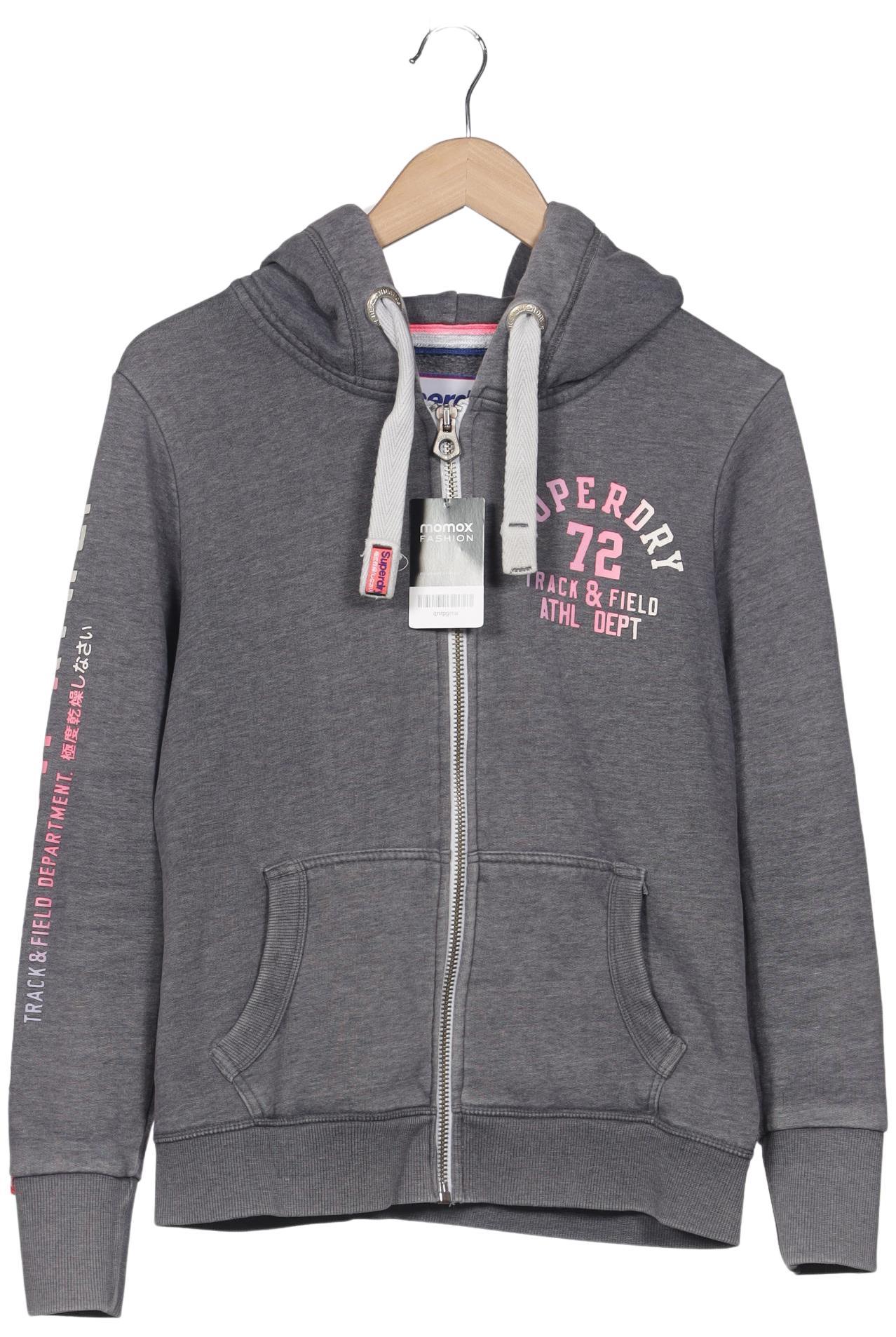 

Superdry Damen Kapuzenpullover, grau, Gr. 42