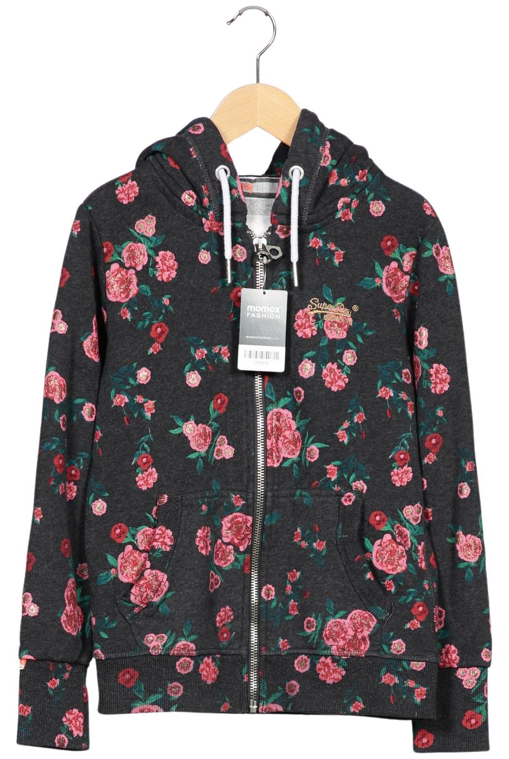 

Superdry Damen Kapuzenpullover, grau, Gr. 38