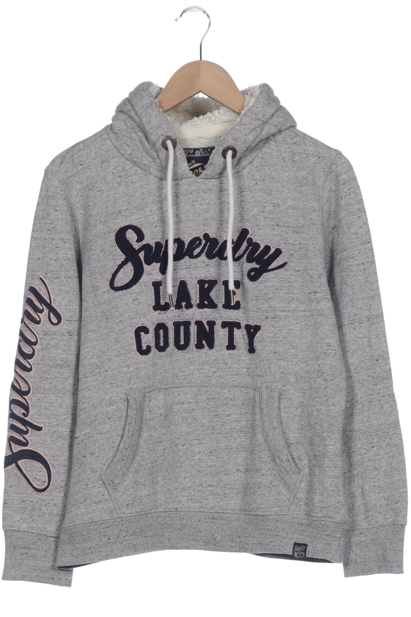 

Superdry Damen Kapuzenpullover, grau, Gr. 42