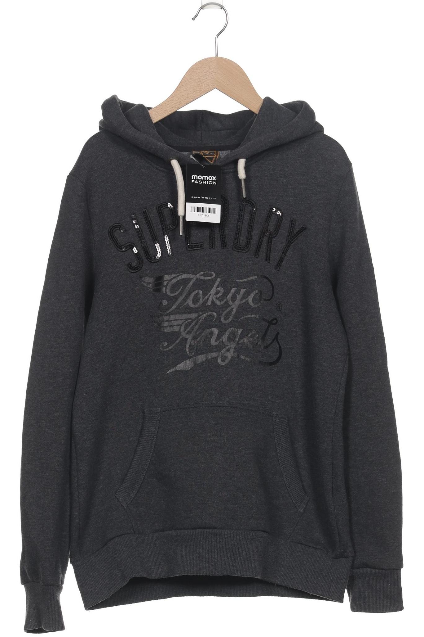 

Superdry Damen Kapuzenpullover, grau, Gr. 38