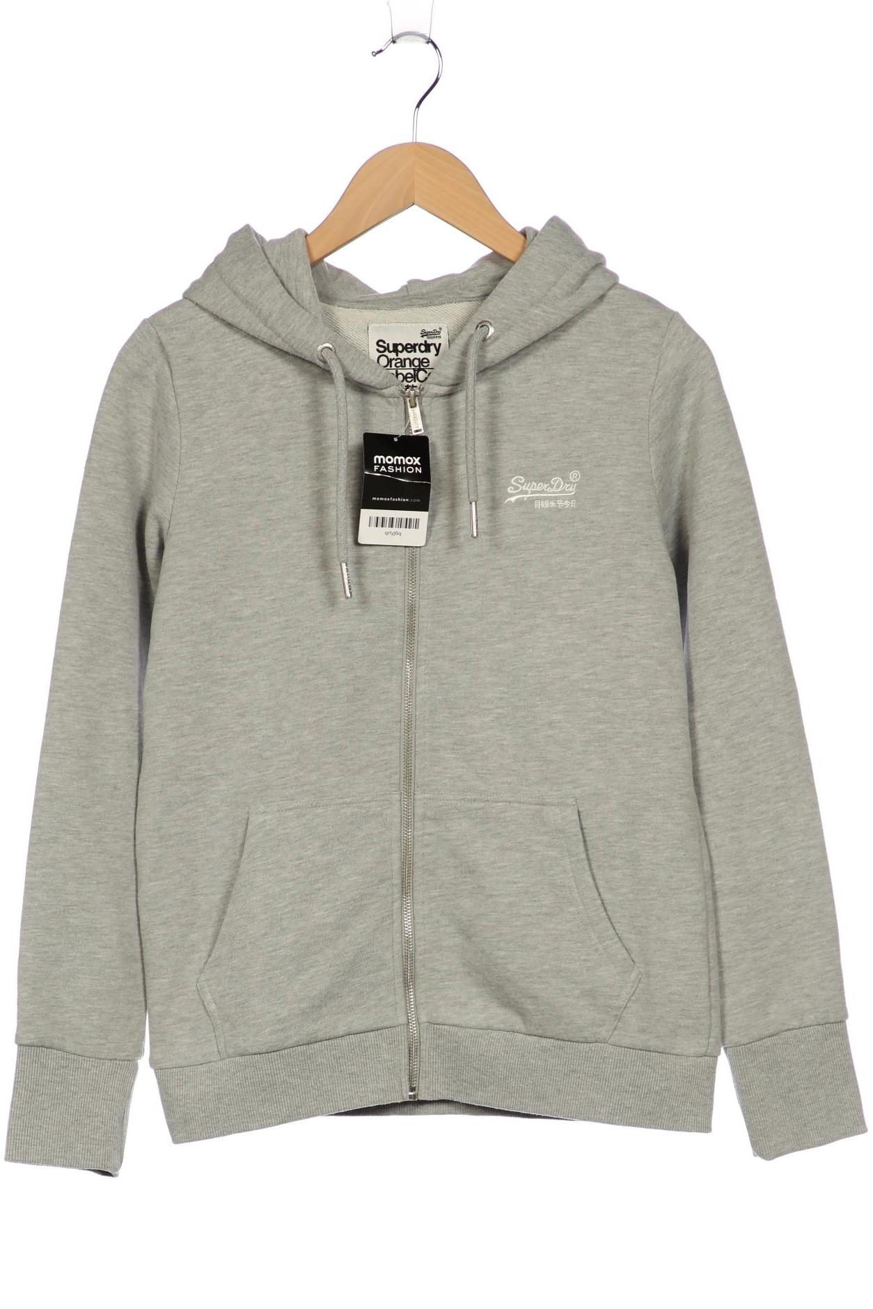 

Superdry Damen Kapuzenpullover, grau, Gr. 36
