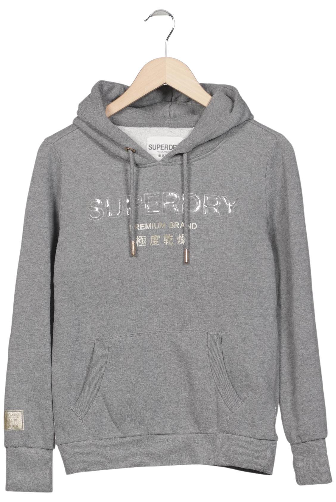 

Superdry Damen Kapuzenpullover, grau, Gr. 40