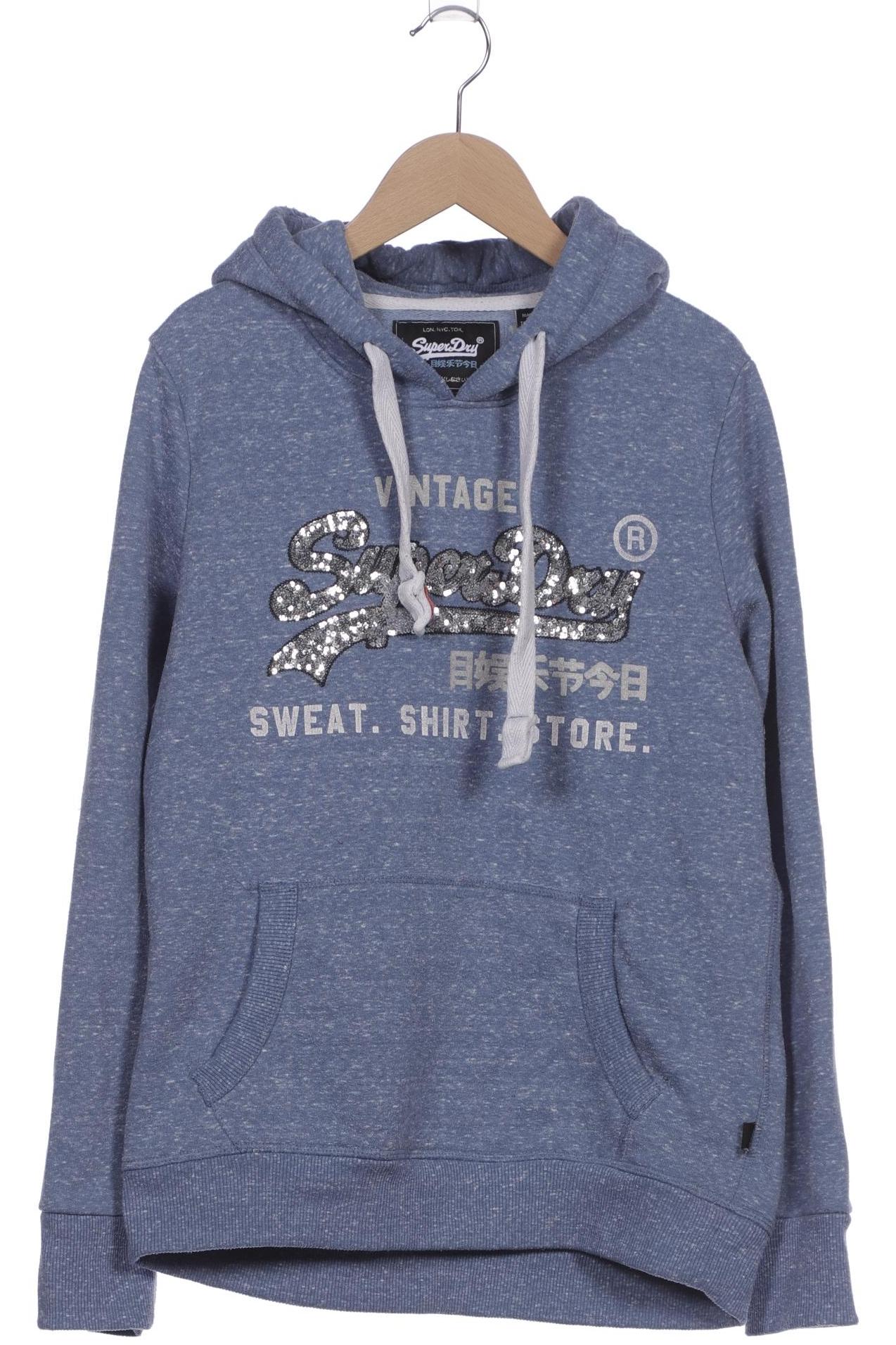

Superdry Damen Kapuzenpullover, blau, Gr. 44