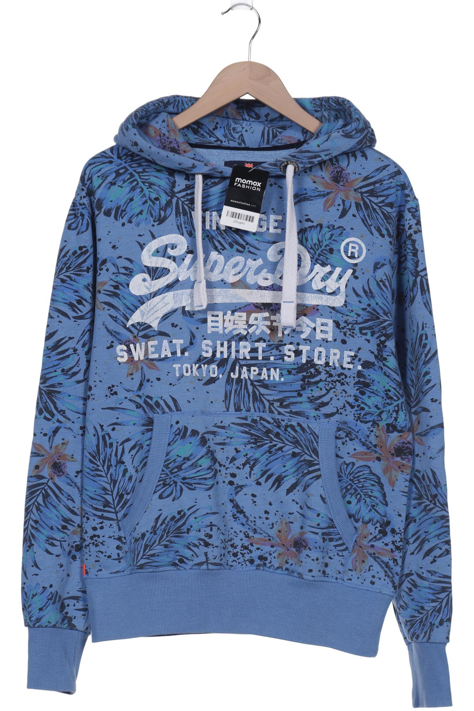 

Superdry Damen Kapuzenpullover, blau