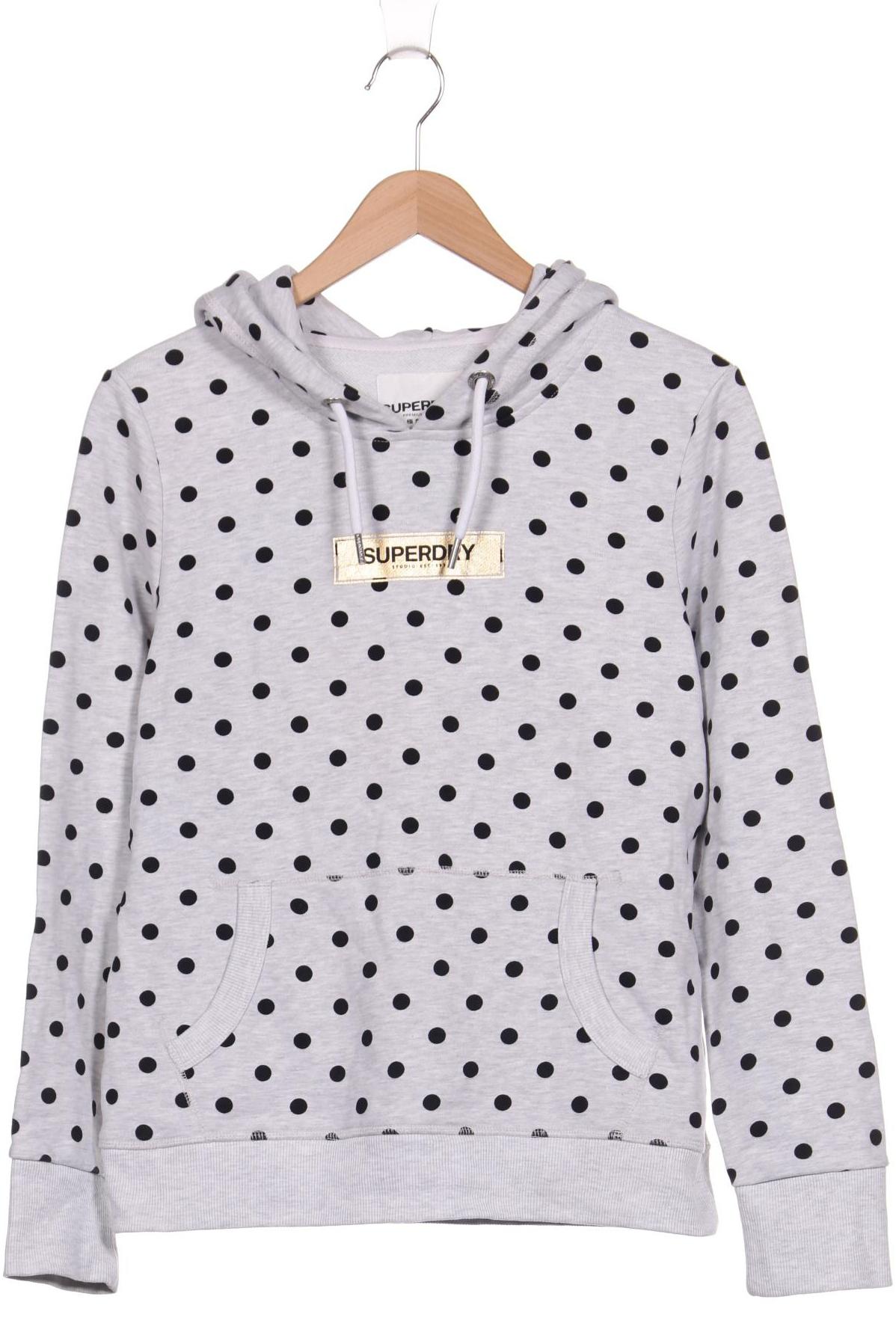 

Superdry Damen Kapuzenpullover, grau, Gr. 42