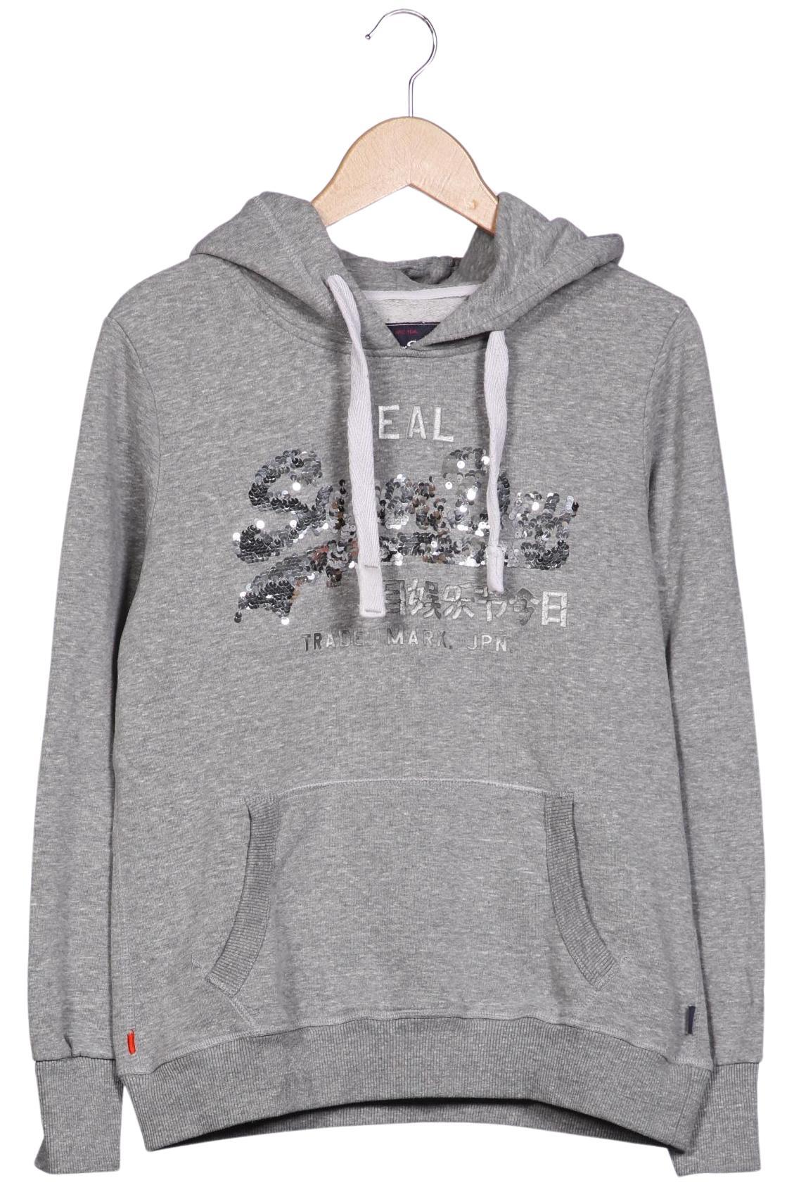 

Superdry Damen Kapuzenpullover, grau, Gr. 42