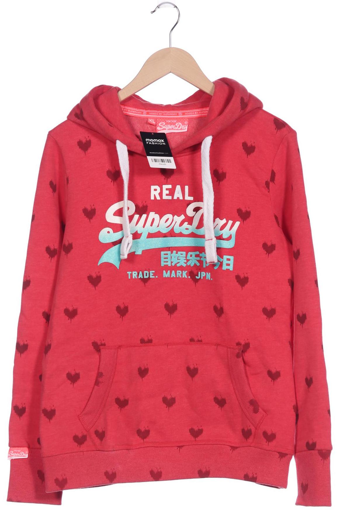 

Superdry Damen Kapuzenpullover, rot, Gr. 44