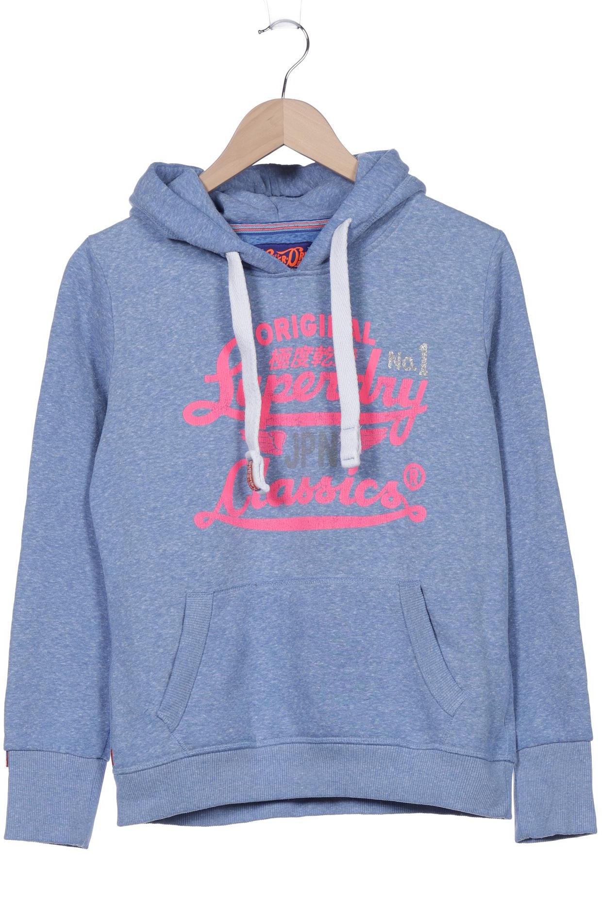 

Superdry Damen Kapuzenpullover, blau, Gr. 42