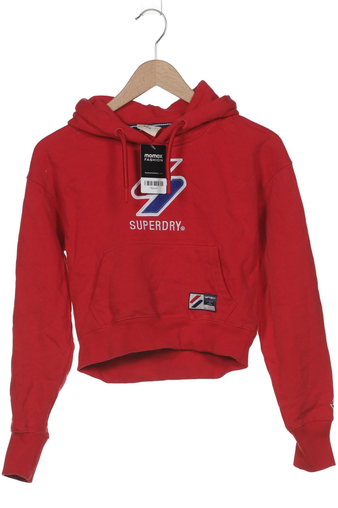 

Superdry Damen Kapuzenpullover, rot, Gr. 36