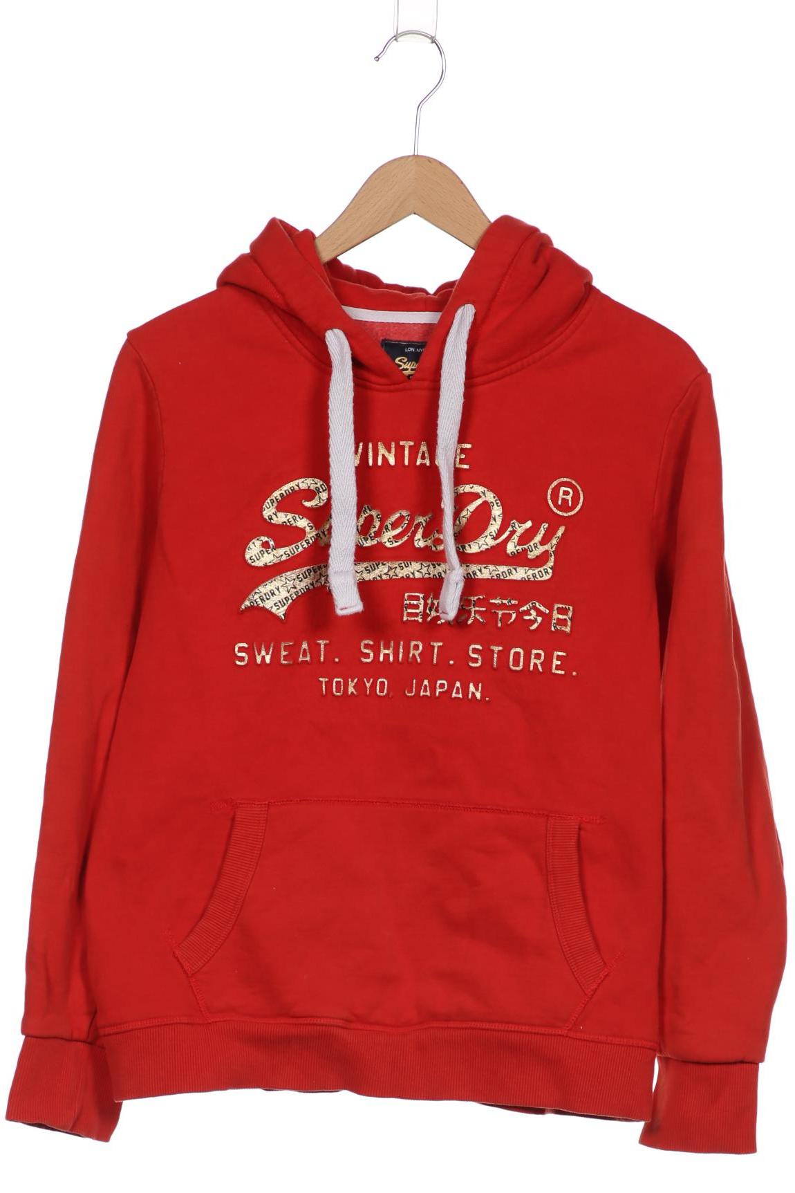 

Superdry Damen Kapuzenpullover, rot, Gr. 44