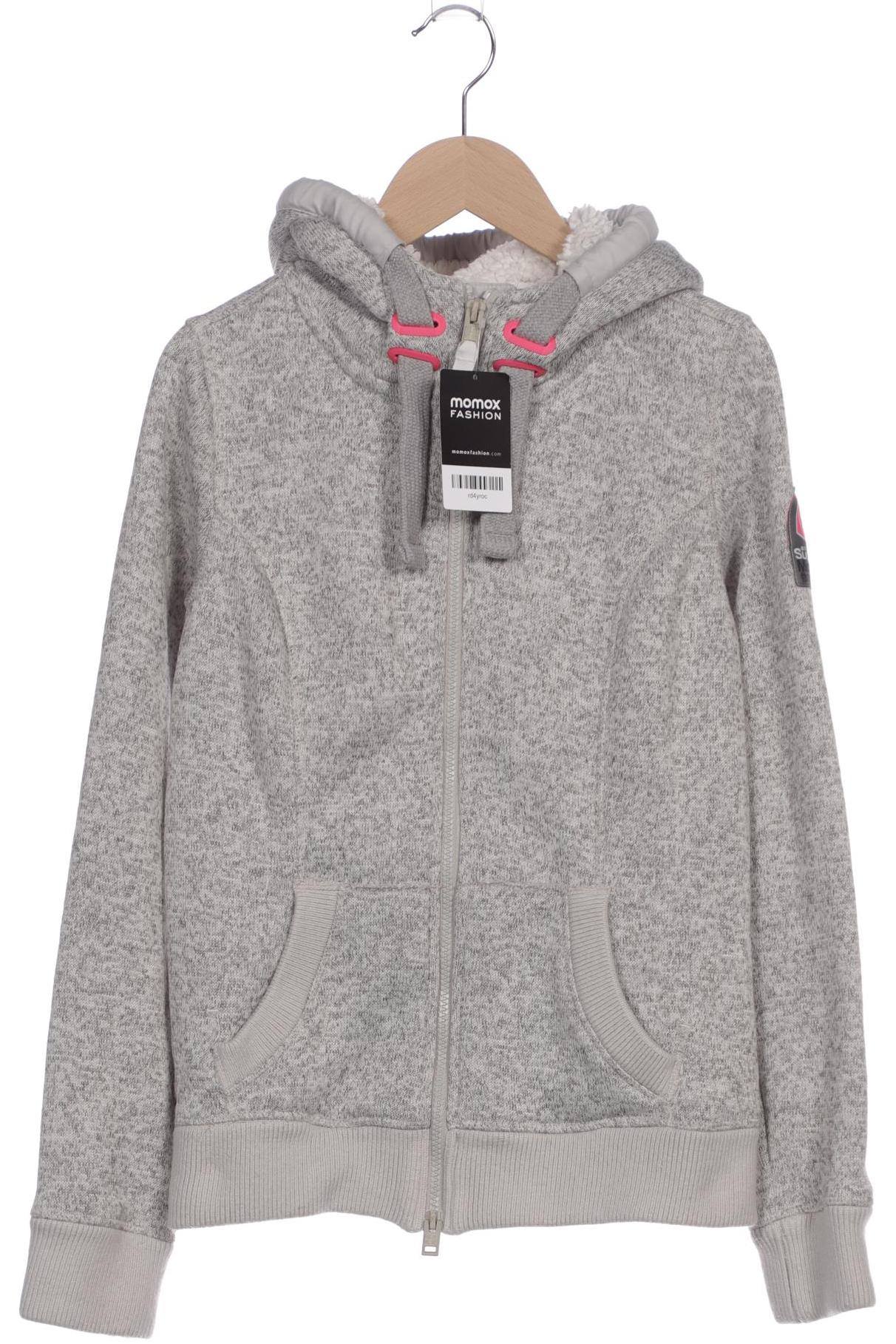 

Superdry Damen Kapuzenpullover, grau, Gr. 36