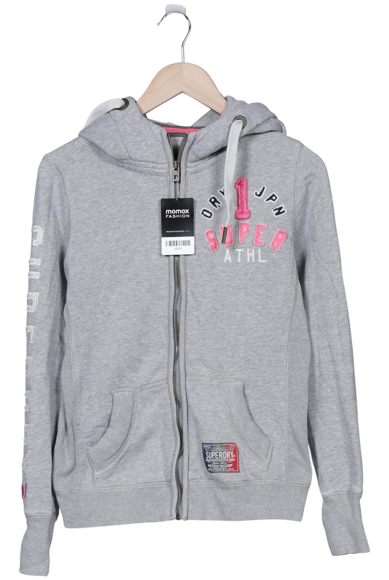 

Superdry Damen Kapuzenpullover, grau, Gr. 36