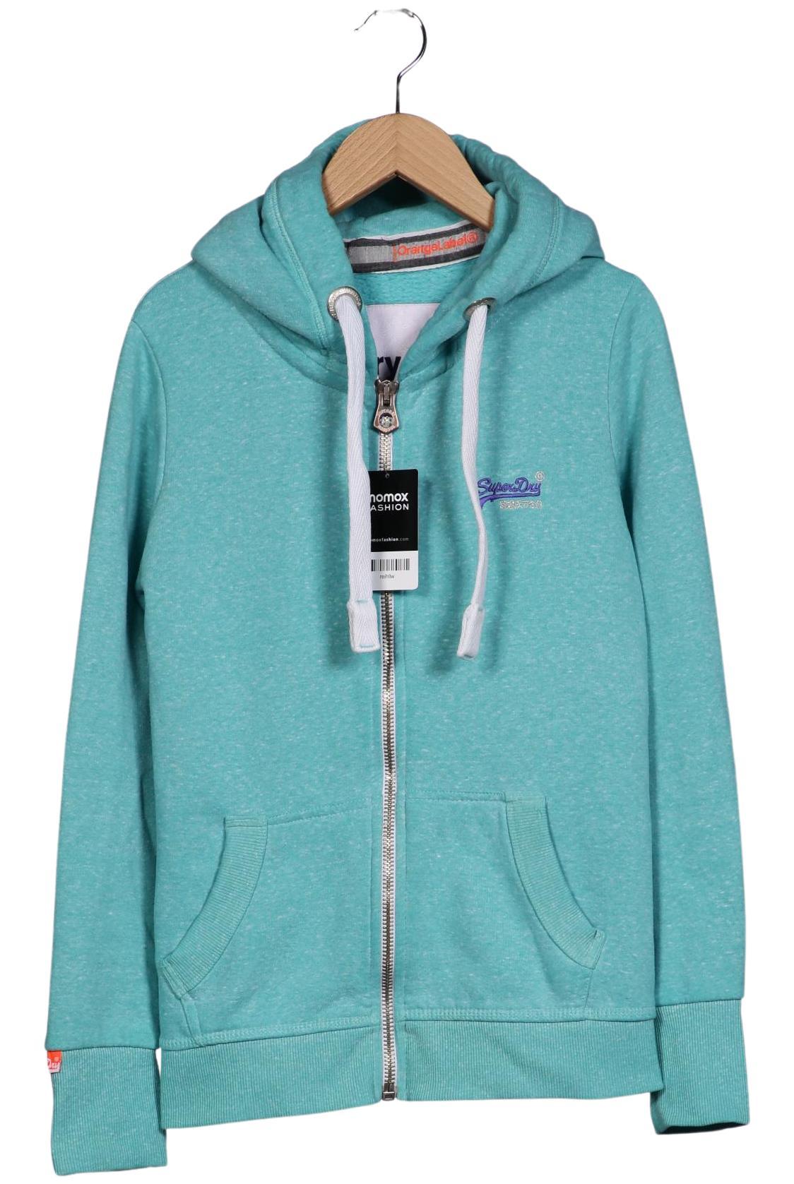 

Superdry Damen Kapuzenpullover, türkis, Gr. 36