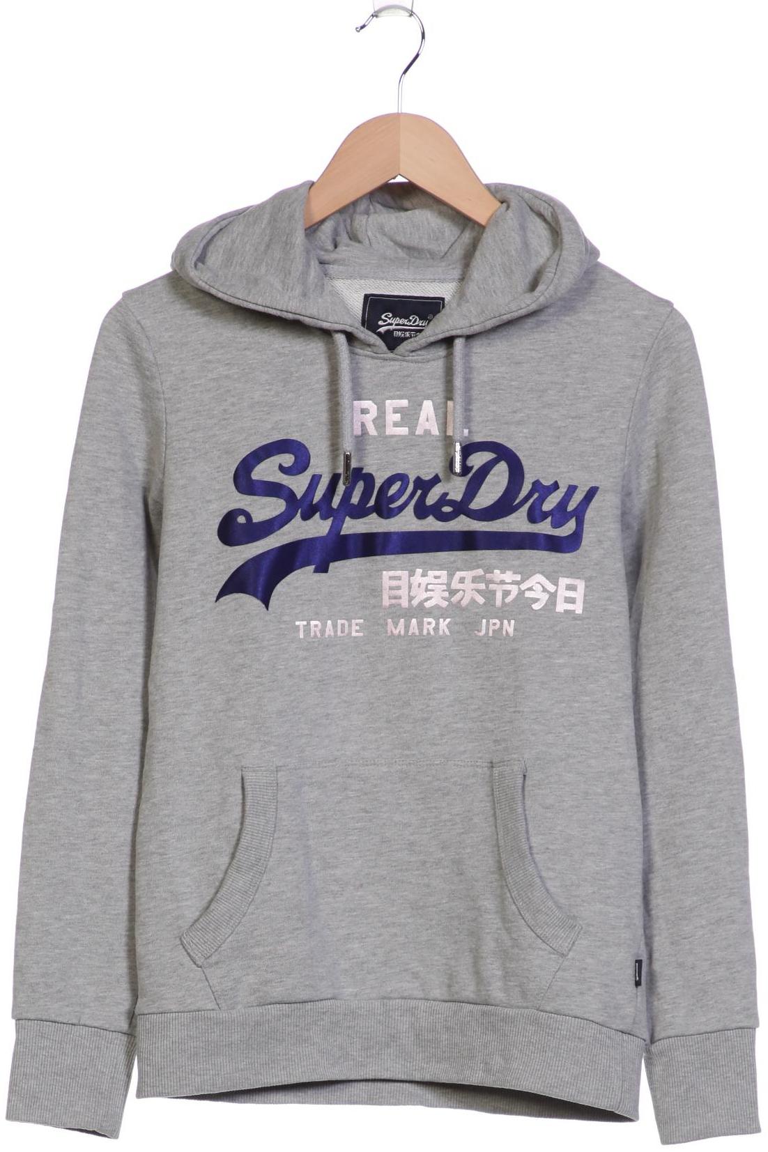 

Superdry Damen Kapuzenpullover, grau, Gr. 38