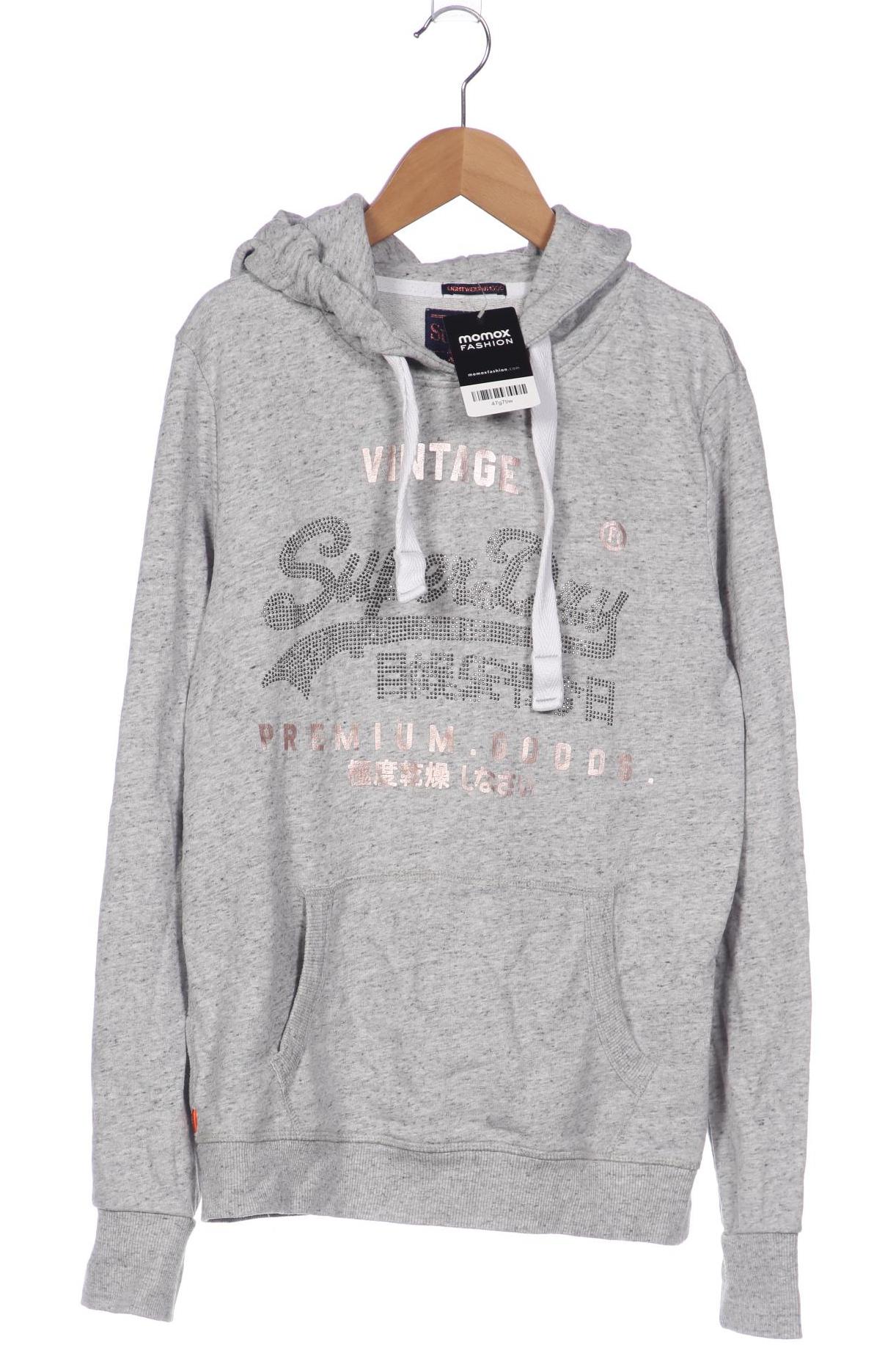 

Superdry Damen Kapuzenpullover, grau, Gr. 40