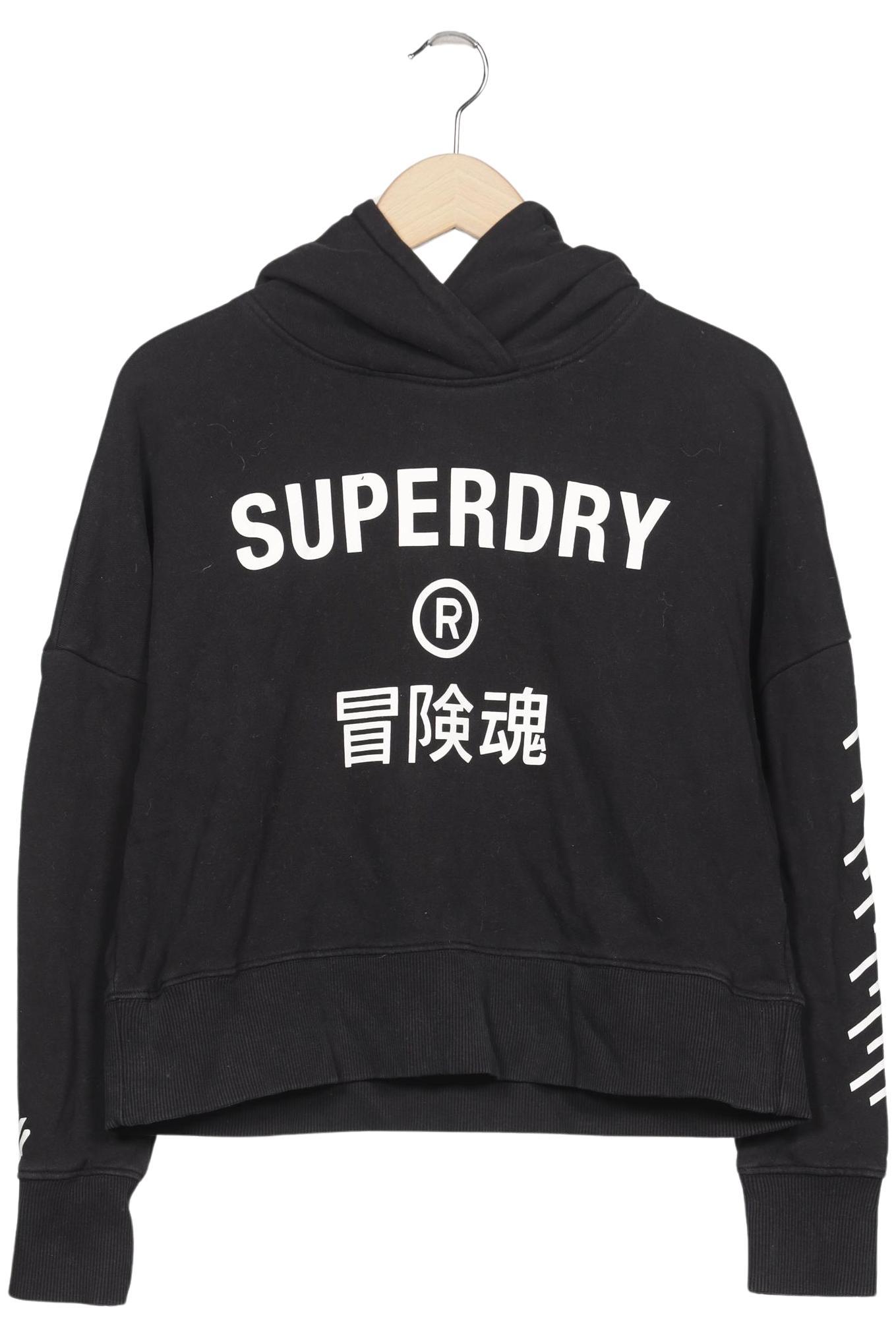 

Superdry Damen Kapuzenpullover, schwarz, Gr. 38