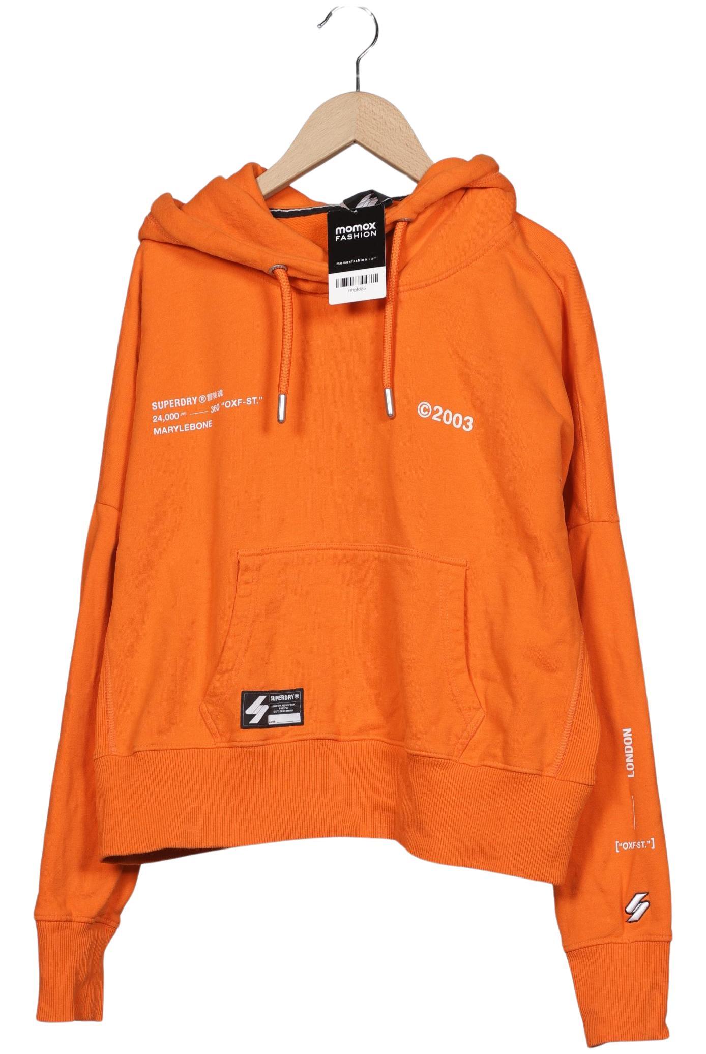 

Superdry Damen Kapuzenpullover, orange, Gr. 40