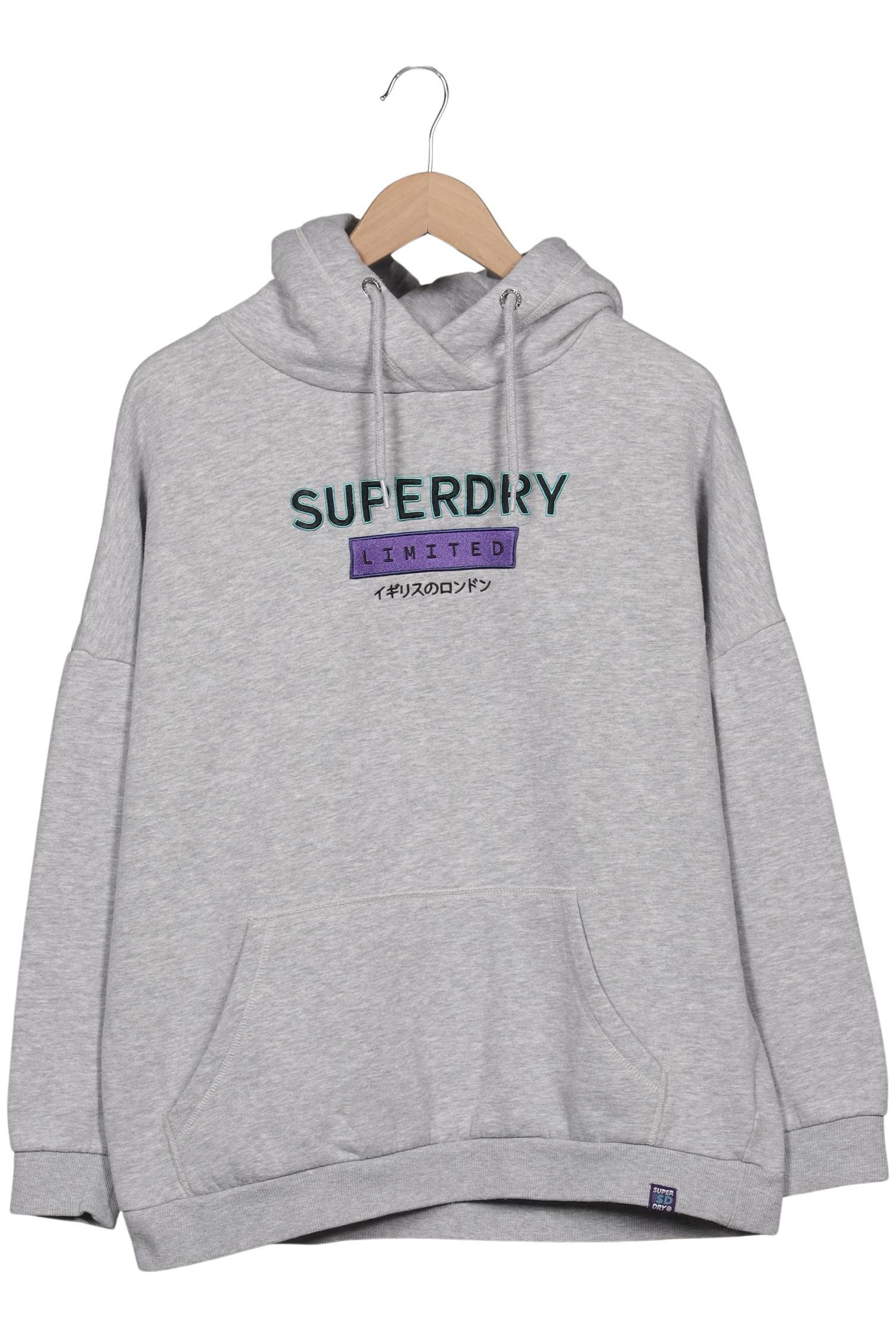 

Superdry Damen Kapuzenpullover, grau, Gr. 40
