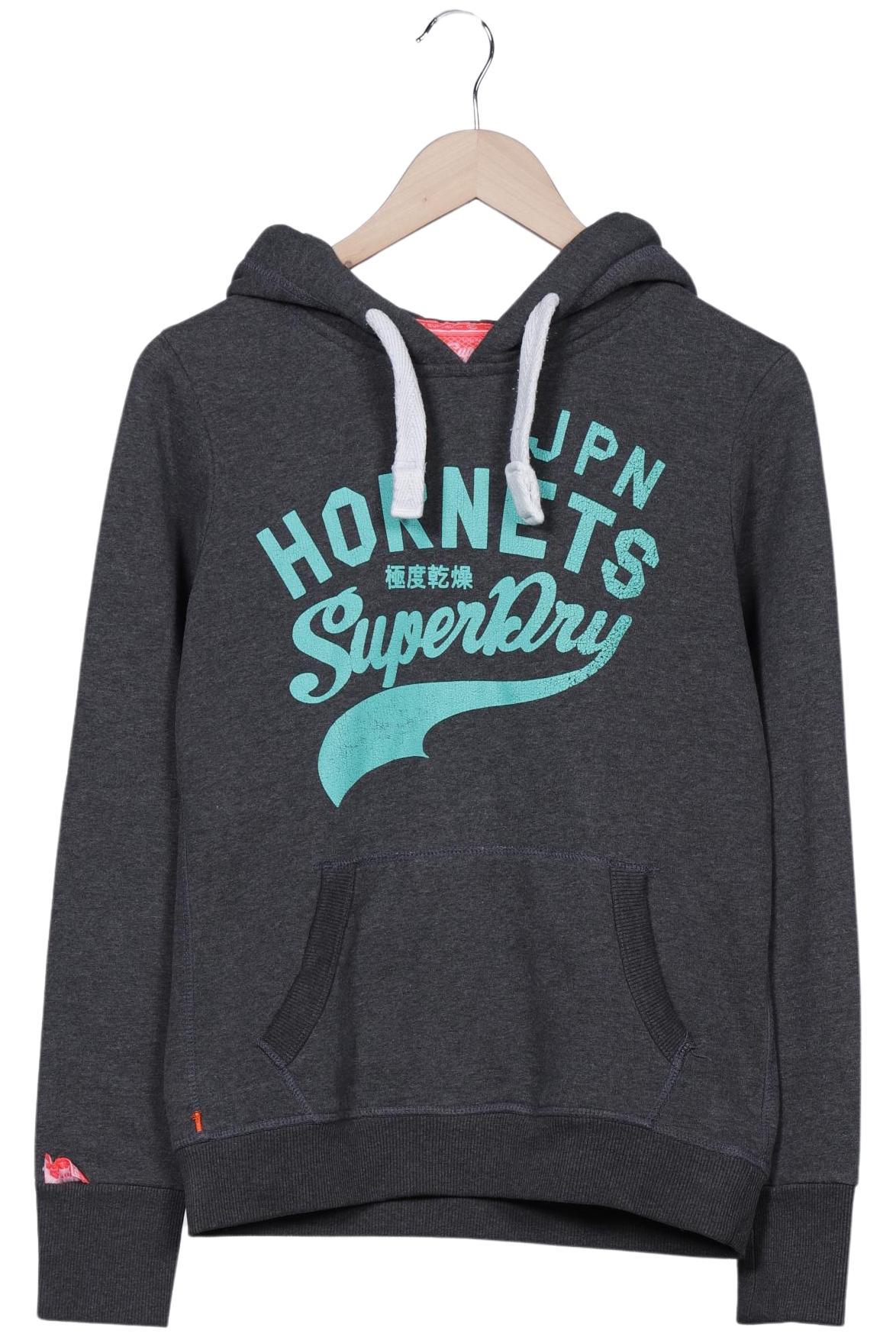 

Superdry Damen Kapuzenpullover, grau, Gr. 36