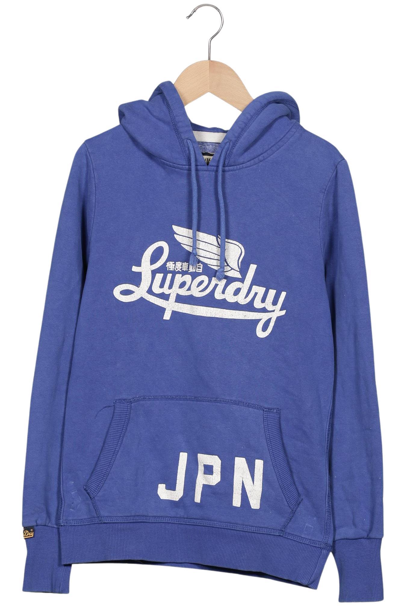 

Superdry Damen Kapuzenpullover, blau, Gr. 36