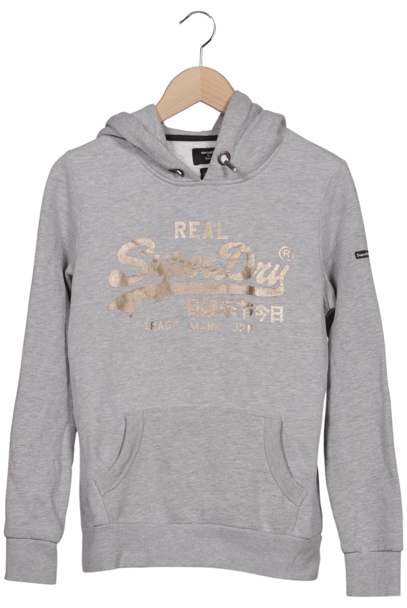 

Superdry Damen Kapuzenpullover, grau, Gr. 36