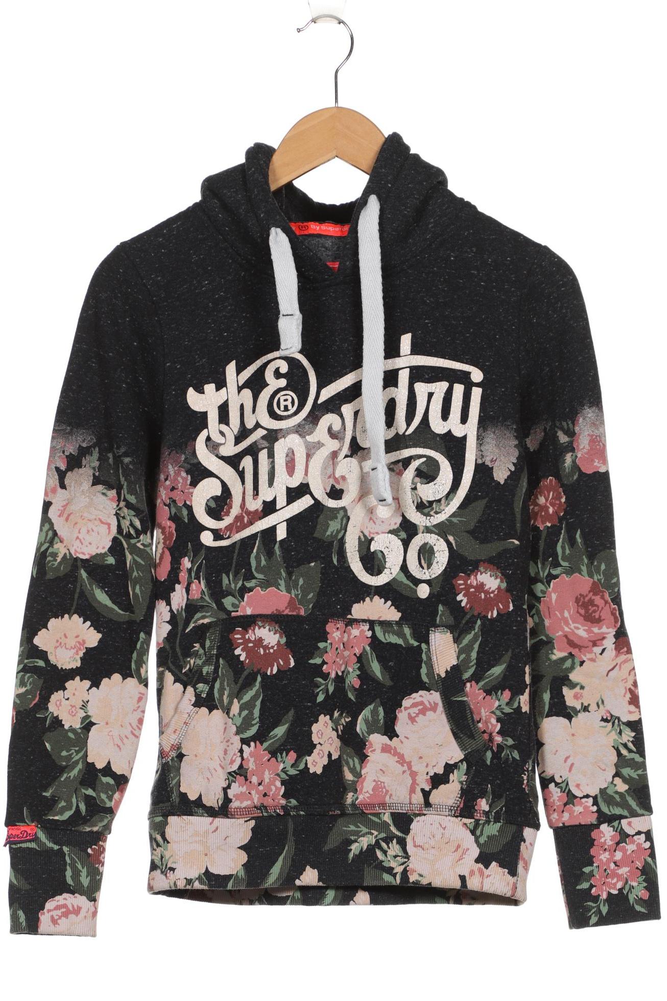 

Superdry Damen Kapuzenpullover, grau, Gr. 36